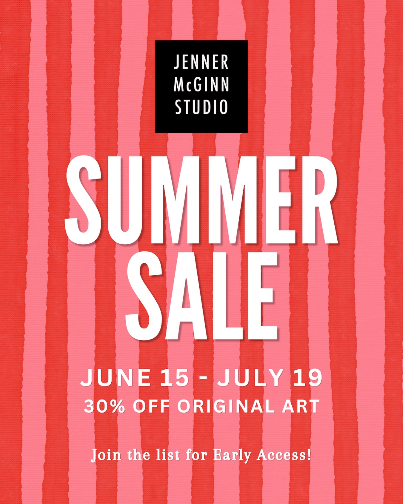 Something exciting is coming... ☀️
I’ve been gathering a collection of artwork for the Annual Summer Sale!
Beginning June 15, you’ll have the opportunity to collect original artwork at 30% off. During the sale, new pieces will be added each week, including paintings, works on paper, and some new pieces just for this event.
If you’re on my email list, you’ll get an extra bonus: EARLY ACCESS!
Subscribers will receive a special code to shop the sale 2 days early each week, giving you the first opportunity to collect your favorite pieces before the sale prices are released to the public. When it comes to original art, getting first pick can make all the difference.
If you’ve been waiting for the right piece, or the right time, this is it!
Join the email list through the link in my bio to receive your Early Access code and be the first to shop.
☀️ Early Access Begins June 13
☀️ Public Sale Begins June 15
☀️ 30% Off Original Artwork
☀️ New Pieces Added Weekly
