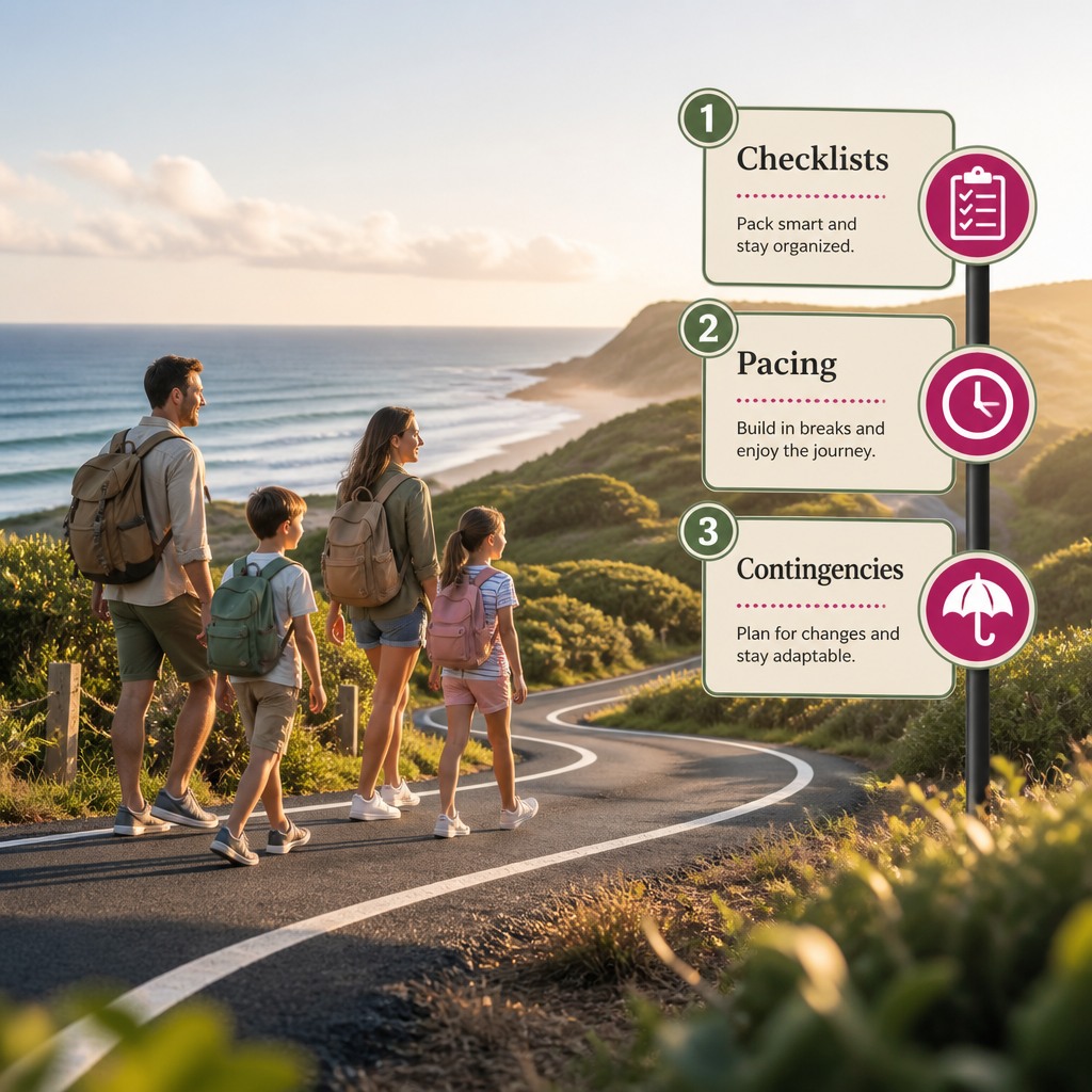 Planning family travel doesn't have to be chaos — we've got a 3-step carousel to make it joyful and totally doable! Swipe through for: 1) age-tailored pre-trip checklists, 2) day-by-day pacing tips from toddlers to teens, and 3) smart contingency moves for common kid glitches. Packed with tiny, actionable tricks you can use tomorrow. Which kiddo age are you planning for? Tell us below! 👇✈️👨👩👧👦 Link in bio #FamilyTravel #TravelWithKids #ParentingHacks #FamilyAdventure #ToddlerTravel #TeenTravel #TravelPlanning #ExploreWithYourKids