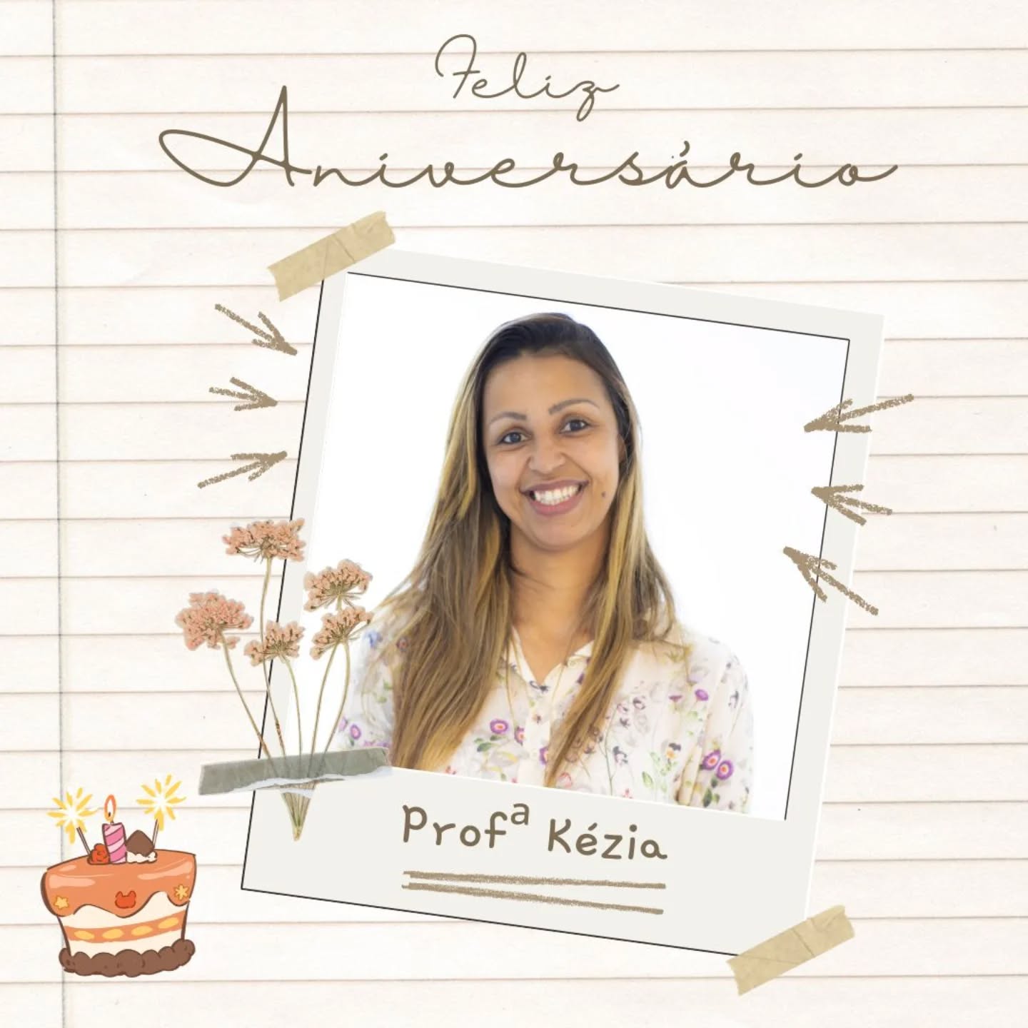 Neste dia especial, o Colégio 4 de Julho parabeniza a Profª Kézia por mais um ano de vida. 🎉
Desejamos saúde, felicidade, sucesso e muitas bênçãos em sua trajetória. Agradecemos por sua dedicação, compromisso e contribuição na formação de nossos alunos.
Feliz aniversário, Profª Kézia! Que seu novo ciclo seja repleto de realizações.