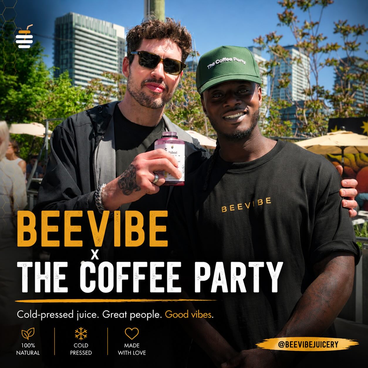 A huge thank you to everyone who stopped by, sampled a juice, shared a conversation, or showed love. We see you and appreciate you. π
Itβs never just about juice. Itβs about bringing people together through wellness, connection, and good energy.
πΈ by @lens.f.mi.e
#TheCoffeeParty
#Beevibe
#TorontoEvents