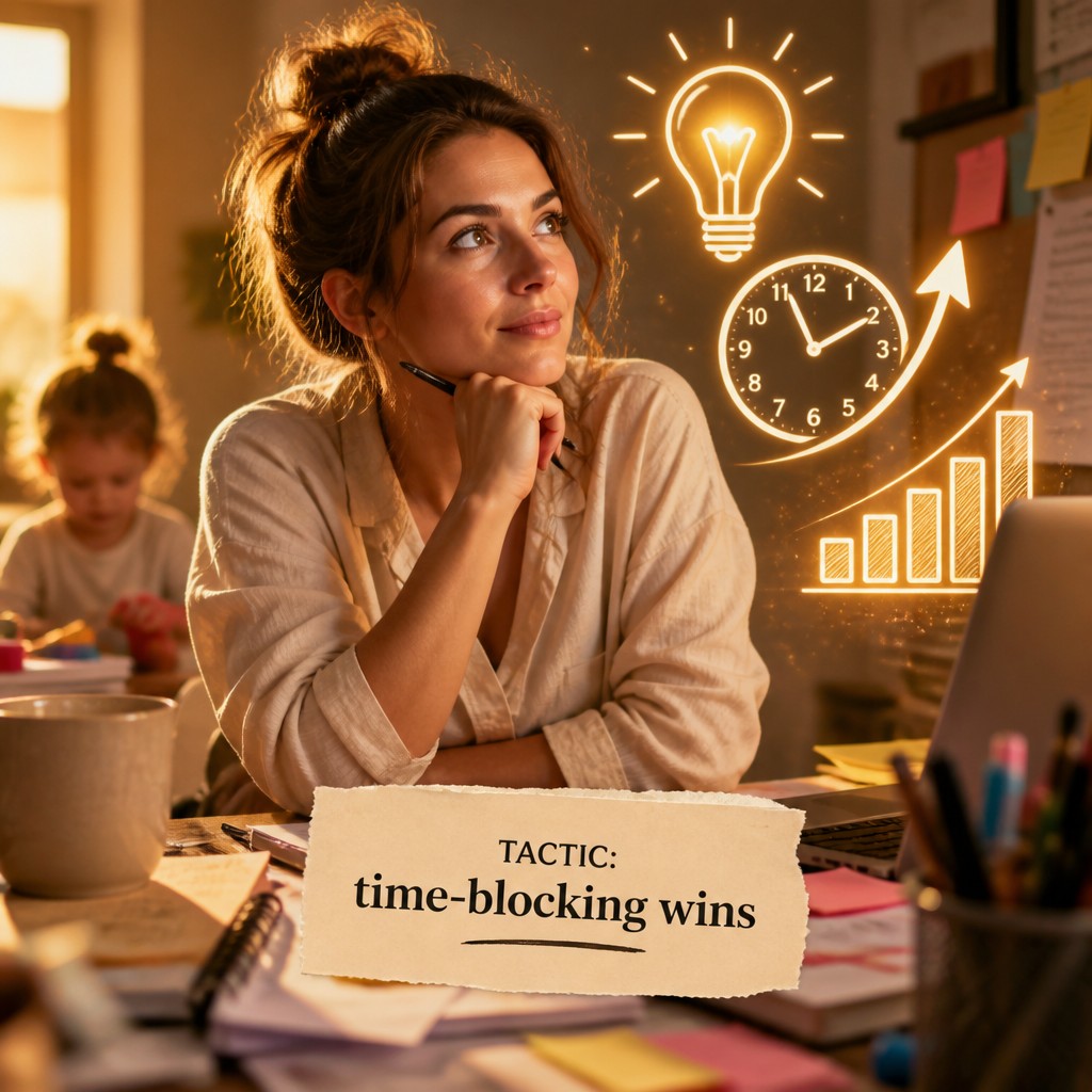She hit burnout juggling client calls and toddler naps; I taught a 90-minute weekly “priority sprint” to list three must-win tasks and block them first — result: reclaimed 6 focused hours a week and a stalled deal closed. Link in bio 🔥✨💪📌 #productivity #smallbusiness #mompreneur #entrepreneur #focus #timemanagement #coaching #successstory #biztips
