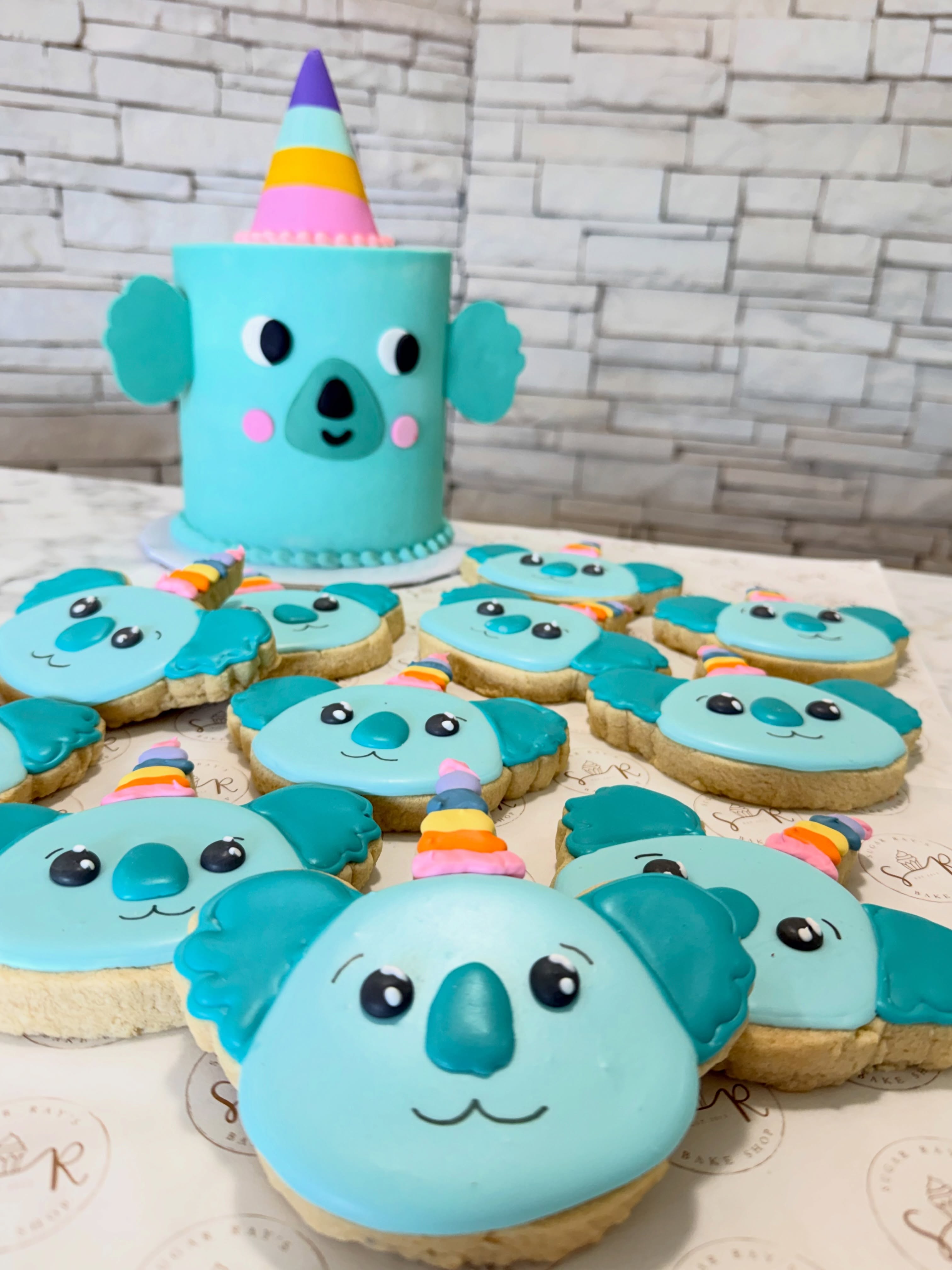 This teal party Koala stole our hearts!
#partytreats #koalacake #koalacookies
