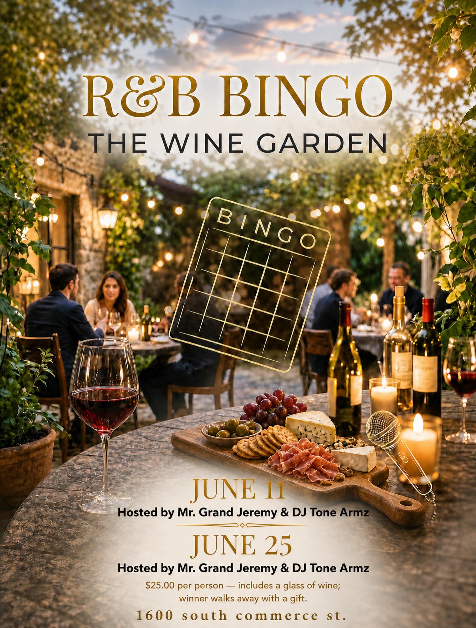 JOIN US THURSDAY FOR R&B BINGO 7p-9p! I’ll have GranDelights there too! You’re in for a TREAT 😉🎤🪭🤑🛎️ #randb #bingo #winegarden #fyp #dtlv