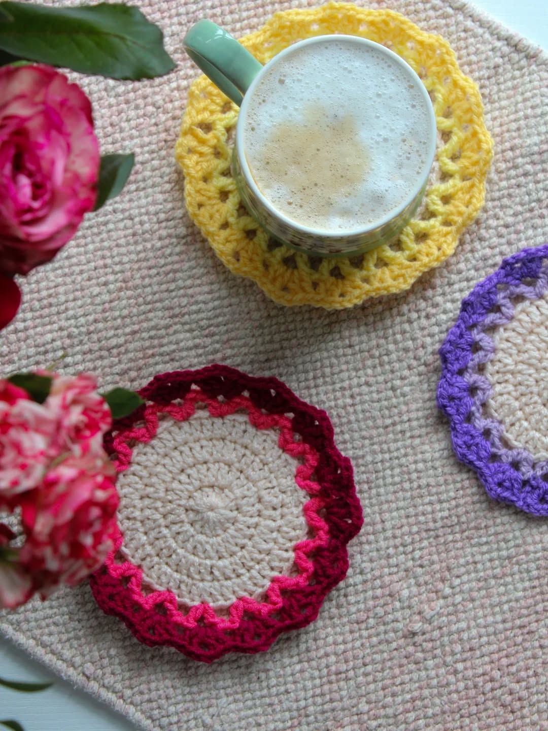 Add the perfect touch of colour to your home with these crochet Summer Coasters! ☀️ Learn how to make them with my new crochet tutorial - head on over to our YouTube channel to find it!
Welcome to Joy as it Flies, your cosy corner for creative living! Join us for delightful 'cook with me' vlogs and easy-to-follow recipes that bring joy to your kitchen. We also share our passion for fibre arts, offering inspiring sewing blogs, practical tutorials, and beautiful crochet patterns and guides. Whether you're a seasoned maker or just starting your creative journey, find inspiration for food, lifestyle and fashion. and experience the joy of creating from scratch alongside us!
#crochet #crochetcoasters #easycrochetprojects #crochethomedecor #joyasitflies