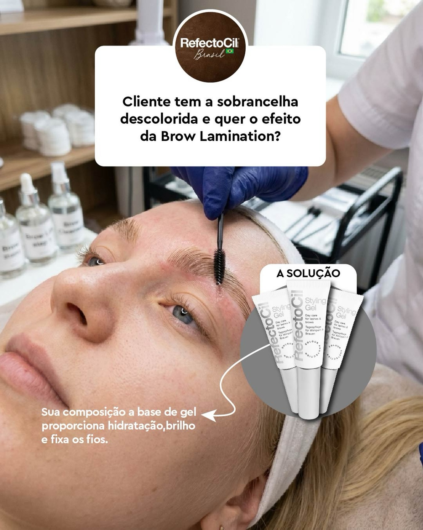 Sobrancelha descolorida e cliente querendo o efeito da Brow Lamination? 🤔
Esse é um dos casos que pede mais atenção na bancada e a solução existe com RefectoCil.🎯
Fio descolorido já passou por um processo de realinhamento e tem a estrutura mais aberta e sensível. Aplicar a Brow Lamination pode comprometer tanto o resultado quanto a saúde do fio. Por isso o produto certo nessa etapa faz toda a diferença.
O Styling Gel RefectoCil entra exatamente aqui. Sua composição à base de gel hidrata, adiciona brilho e fixa os fios no lugar, entregando aquele efeito de sobrancelha penteada e volumosa sem agredir o fio que já está fragilizado.
É o tipo de solução que cuida enquanto finaliza. E cliente com sobrancelha descolorida merece exatamente um resultado bonito com respeito à estrutura do fio.
Você já usou o Styling Gel nesse tipo de atendimento? Conta aqui!
.
.
#refectocilbrasil #theworldinyoureyes #tinturadesobrancelhas #repost #designdesobrancelhas
@academiarefectocil @refectocilcolombia, @refectocilperu, @refectocilchile, @refectocilecuador