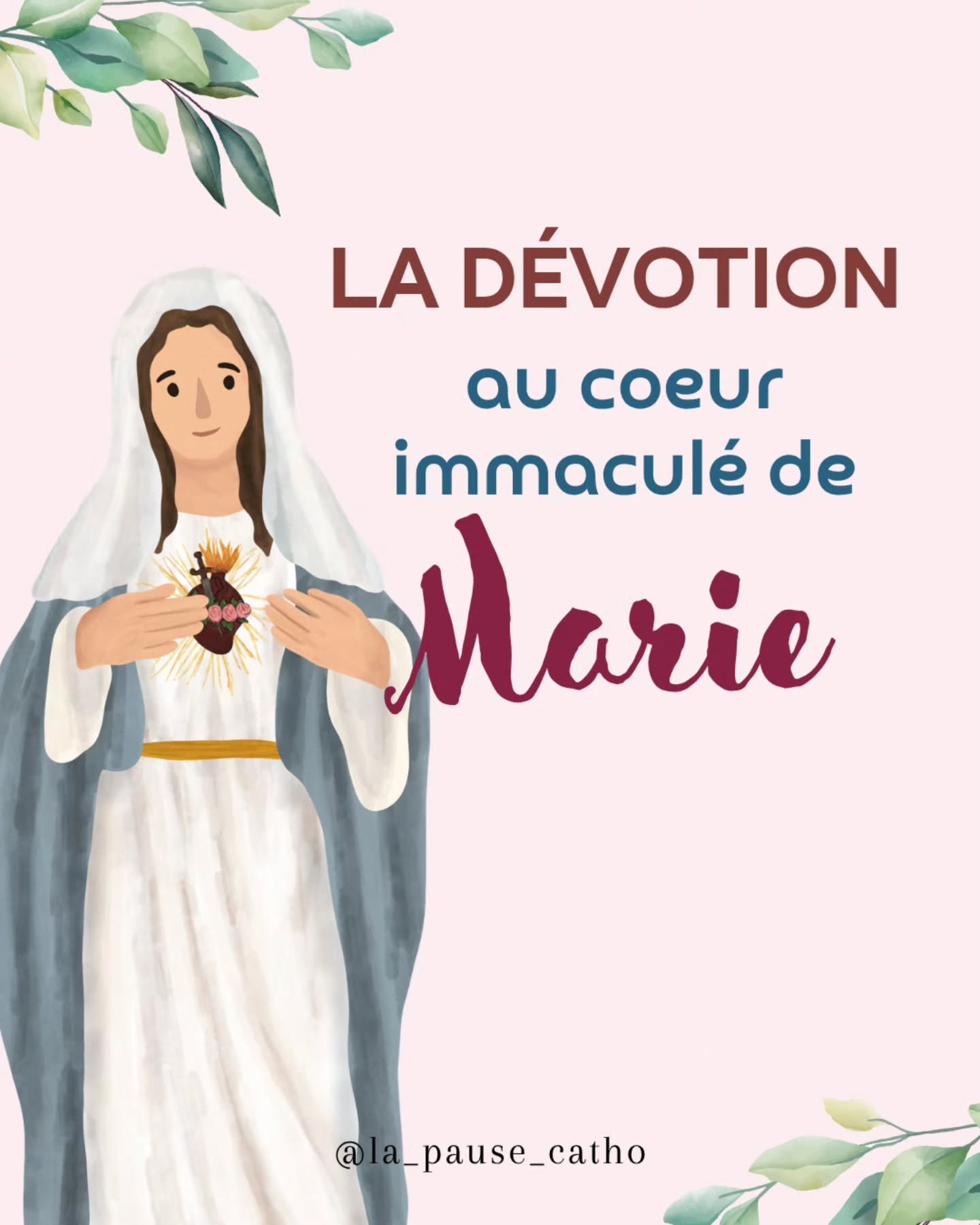 Demain, l'Église célèbre la mémoire du Cœur Immaculé de Marie.
Cette fête nous rappelle le cœur d'une Mère entièrement tourné vers Dieu, humble, fidèle et rempli d'amour pour son Fils et pour l'humanité.
Découvrez ce que signifie cette dévotion et le symbolisme du Cœur Immaculé de Marie.
Que son exemple nous aide à accueillir la volonté de Dieu avec confiance et à aimer davantage le Christ.
Belle fête du Cœur Immaculé de Marie à tous ! 🌹🙏
____________________________
#CoeurImmaculeDeMarie #ViergeMarie #FoiCatholique #jevoussaluemarie #christiancalligraphy
