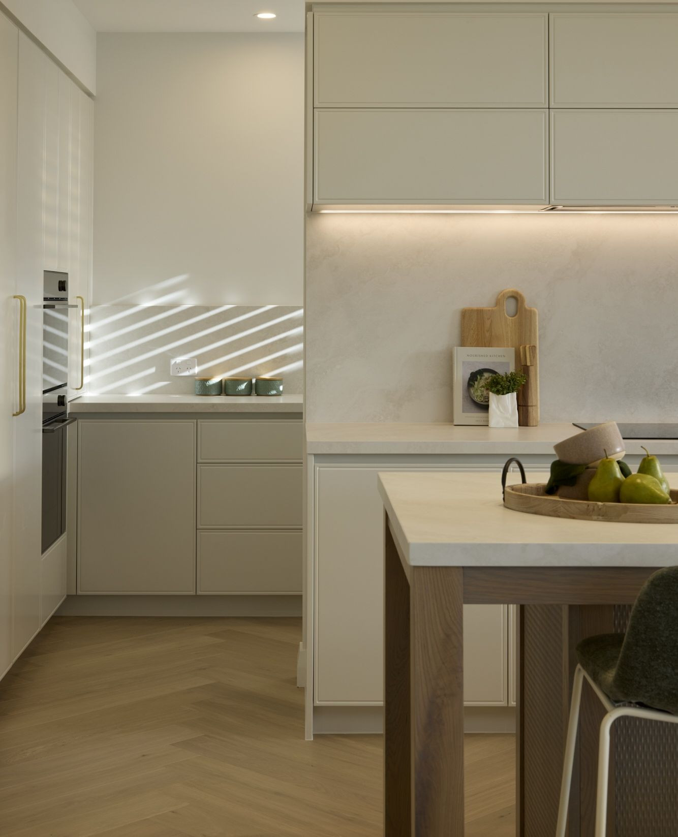 We love spaces that work hard and look beautiful doing it.
The kitchen and scullery in the new Harwood Homes showhome are a perfect example — highly functional, thoughtfully detailed, and grounded by the warmth of natural timber flooring.
Running throughout the living spaces is a herringbone parquet floor featuring Creative Flooring's Euro Series timber in a custom Pumice tone. Soft, neutral and timeless, it brings texture, movement and sophistication while creating a seamless flow from one space to the next.
This showhome is a must visit and packed with inspiration at every turn.
📍 Now open to view at 42 Forstera Way, Palm Springs, Papamoa.
Builder: @harwoodhomesnz
Interiors: @twillinteriordesign
Timber flooring: @creativeflooringsnz
#GerrandFloorings #TimberFlooring #HerringboneFlooring #CreativeFlooring #HarwoodHomes #KitchenDesign #InteriorInspiration #PapamoaHomes
