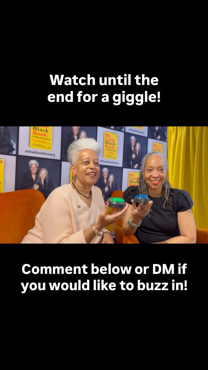 Watch until the end for a giggle! Maggie and Jane have some fun showing off the new buzzers for our Blacktionary game show - will you be taking part? Comment below or DM us if you would like to become a contestant!
#gameshow #Blacktionary #londonevent #gameon
