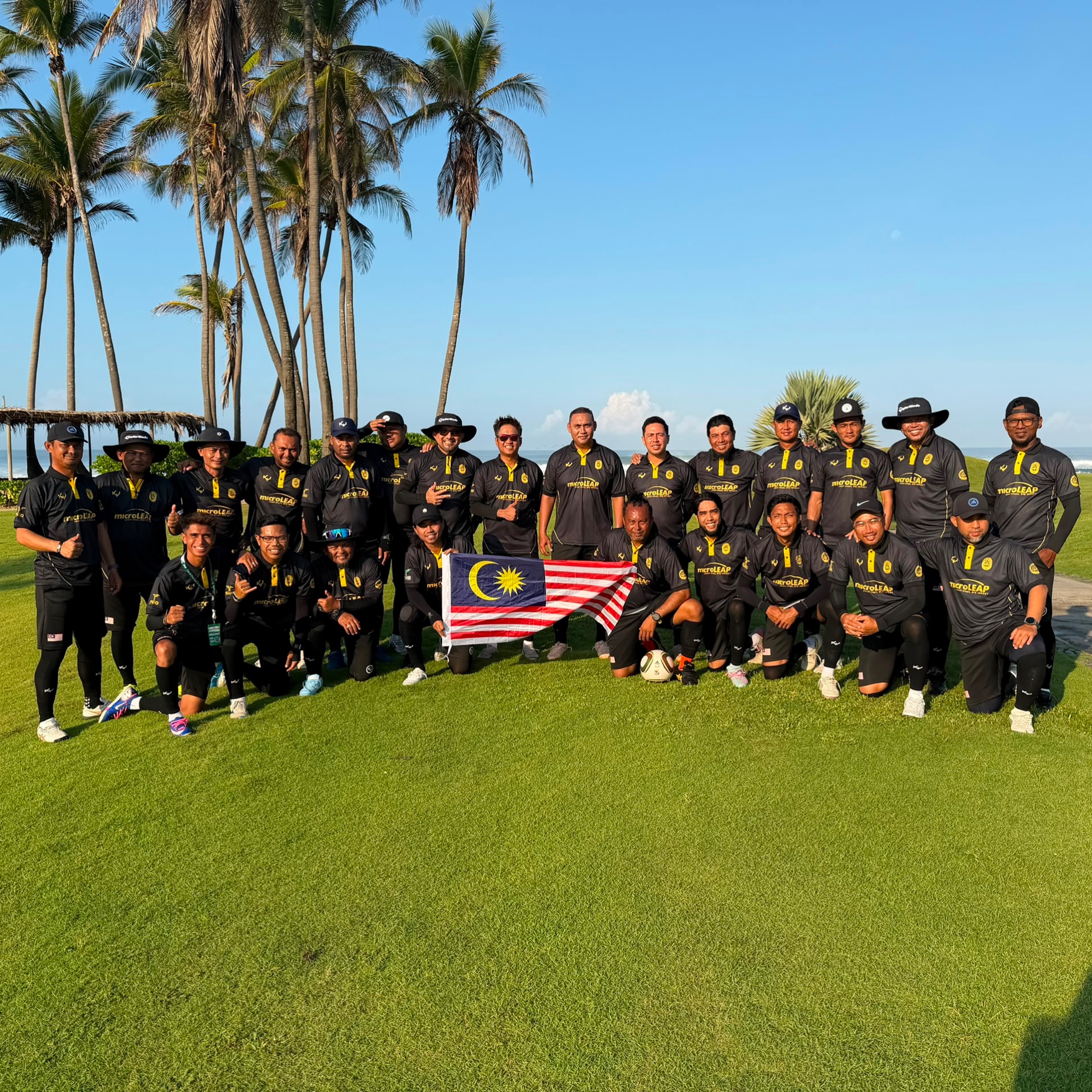 Our journey at the FootGolf World Cup has come to an end, and what an experience it has been.
Competing against the best players from around the world, Team Malaysia showed determination, resilience, and pride in every match. The Men’s Team finished in 17th place, while our Men’s Senior Team secured an impressive 10th-place finish.
These results are more than just numbers. They represent countless hours of training, sacrifices made by players and families, and the unwavering support from everyone who believed in us.
We may be returning home, but we do so with valuable experience, unforgettable memories, and even greater motivation for the future. Thank you to our supporters, sponsors, officials, and everyone who stood behind Team Malaysia throughout this journey.
The dream continues. 🇲🇾⚽️
#TeamMalaysia #FootGolfWorldCup #MalaysiaBoleh #FootGolfMalaysia