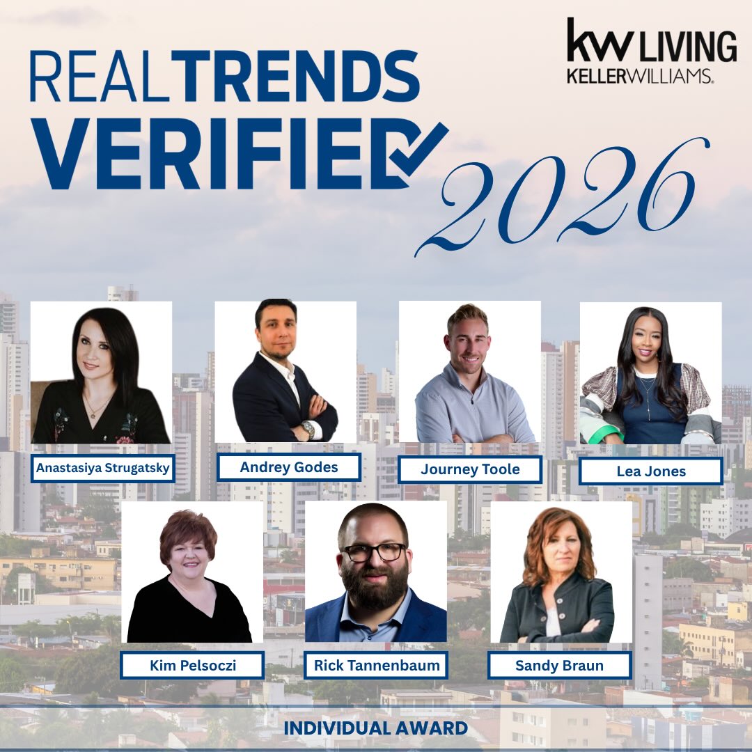 Ohio’s best, right here at KW Living. 🏆
A huge congratulations to our agents and teams recognized in the 2026 RealTrends Verified Ohio Rankings. This achievement reflects the hard work, expertise, and dedication they bring to their clients and communities every day.
We’re proud to celebrate this outstanding accomplishment and the professionals who continue to raise the bar. 🎉