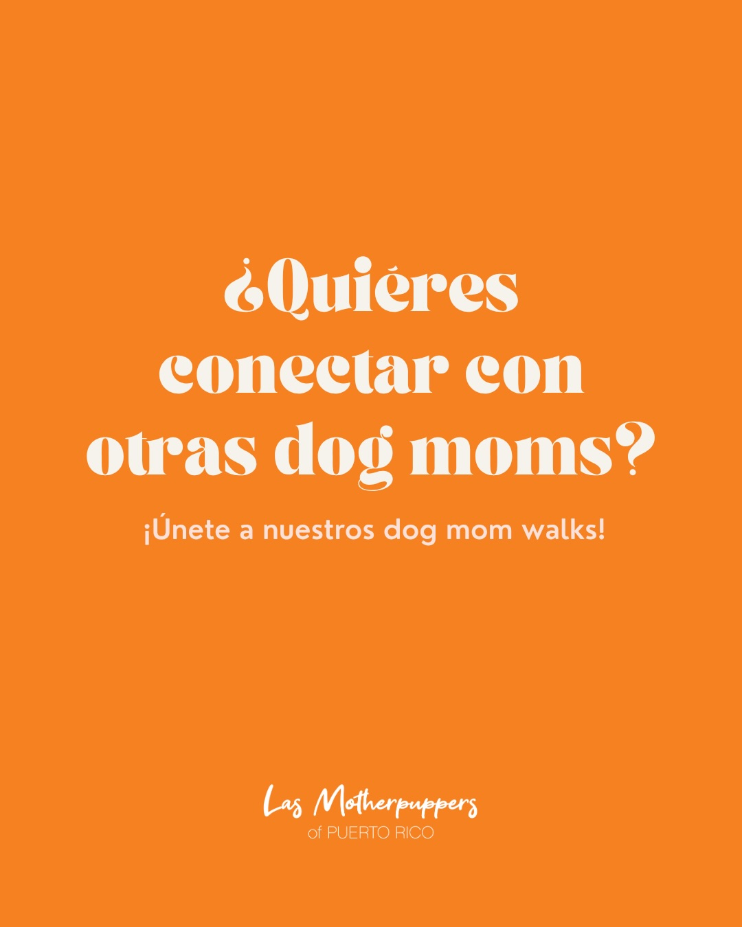 Las mejores amistades comienzan con algo en común... y muchas veces ese algo tiene cuatro patas. 🐾🧡
Cuando comenzamos Las Motherpuppers, soñábamos con crear algo más que una cuenta de Instagram. Queríamos crear un espacio donde las conexiones fueran reales.
Por eso nacieron nuestros Motherpupper Walks.
Un lugar para ponerle cara a esas dog moms con las que llevas meses interactuando online, conocer nuevas amistades, compartir historias, intercambiar recomendaciones, colaborar en proyectos o simplemente caminar junto a personas que entienden lo mucho que amamos a nuestros perros. 🐶✨
Porque la comunidad se construye fuera de las pantallas.
Y si alguna vez has pensado:
💭 “Me gustaría conocer más personas con intereses parecidos a los míos...”
💭 “Necesito ampliar mi círculo de amistades...”
💭 “Quiero compartir más tiempo con mi perro y con personas que entienden este estilo de vida...”
Este walk es para ti.
📅 Domingo, 14 de junio
⏰ 7:00 AM
🐾 Gratis
Ven sola, con tu perro o con una amiga. Lo único que necesitas es ganas de conectar. *No venir con perros agresivos o en celo.
📩 Envíanos un DM para más detalles.
#DogMomClub #puertorico#DogMomsofPR #DogMomLife #dogsofpuertorico