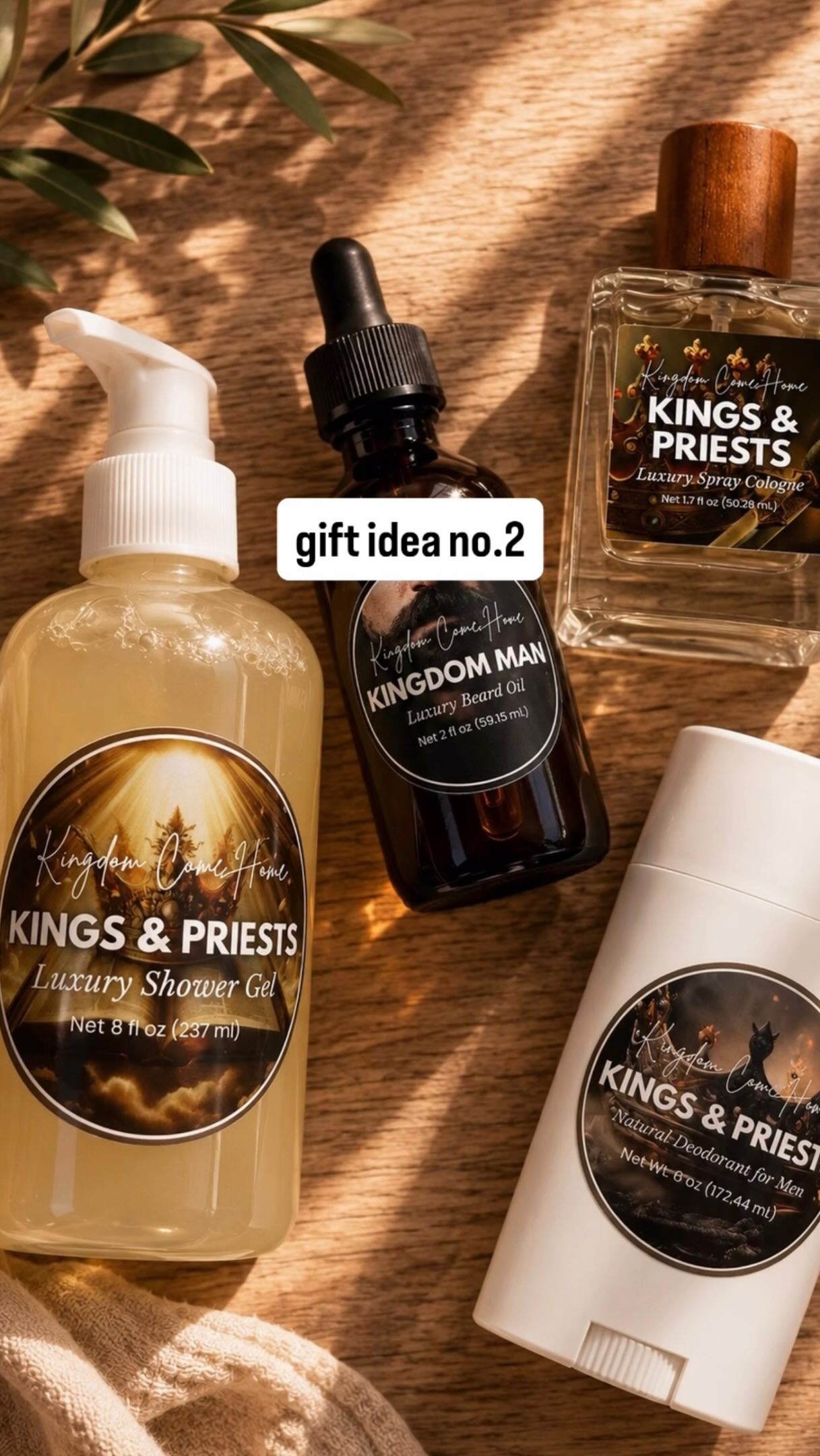 🛍️ #FathersDay Gift 2:
🖤 Kings & Priests Cologne
Smells warm, rich, and timeless. Smoky myrrh, frankincense, sandalwood, amber, patchouli, and vetiver create a scent that feels like an old church, leather-bound books, and a crackling fireplace.
🖤 Kings & Priests Shower Gel
The same incredible fragrance in a rich, luxurious lather that leaves him smelling clean, grounded, and unmistakably masculine.
🖤 Kings & Priests Natural Deodorant
Real odor protection without aluminum or toxic chemicals, scented with cypress, balsam, and lavender for a fresh, woodsy finish.
🖤 Kingdom Come Home Beard Oil
Softens and conditions while smelling like tobacco flower, coffee, frankincense, and patchouli…
a rugged, refined scent he’ll actually want to wear every day.
If the man you’re shopping for loves theology, cigars, old books, black coffee, and classic masculine scents… this is the gift set for him.
🔗Comment “DAD” for the links + the code to get 20% Off!
—
#fathersdaygift #christiangifts #nontoxicliving #giftsforhim