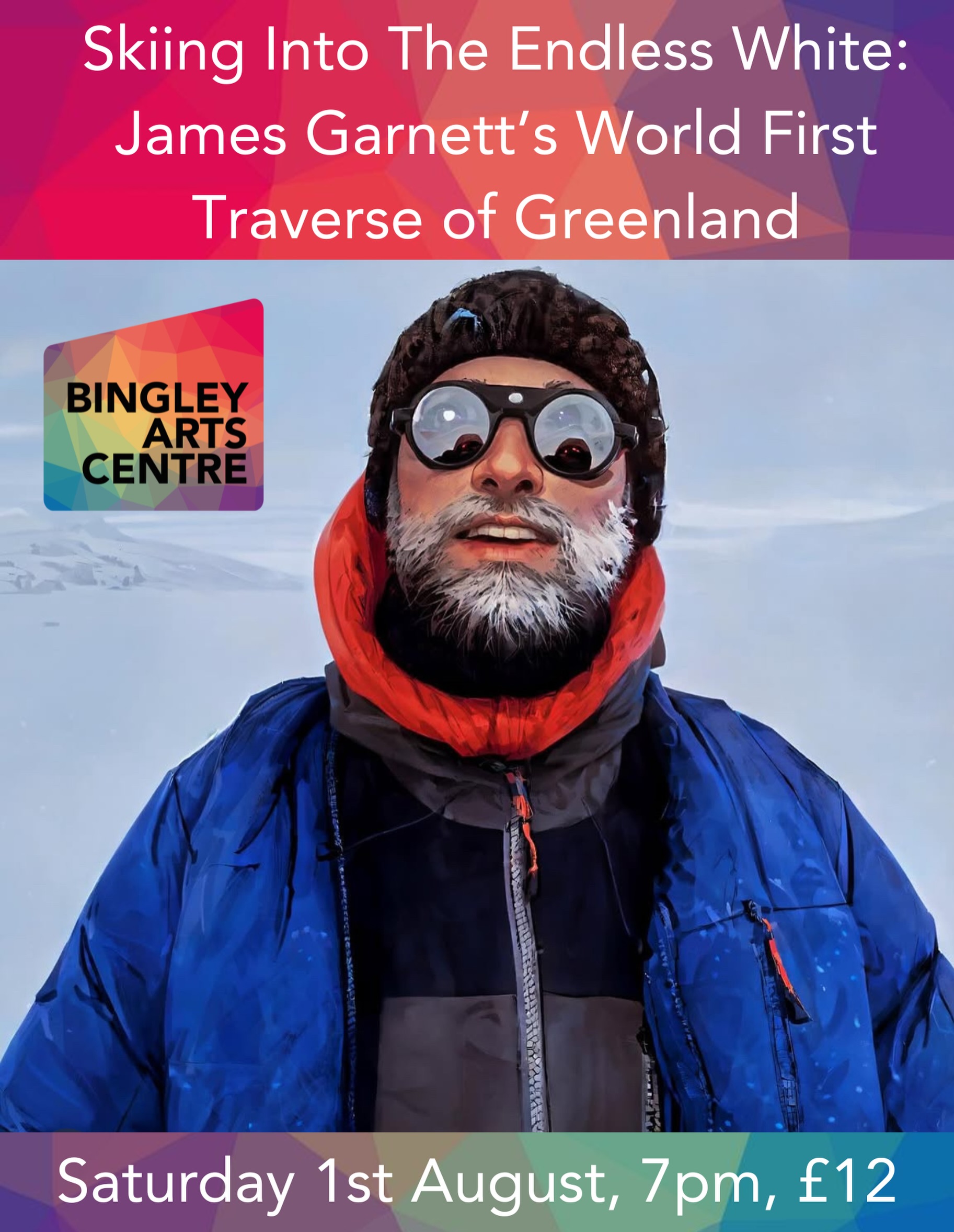 On the 1st August, my local arts centre, Bingley Arts Centre have kindly invited me to talk about my world-first 2024 Greenland expedition and tickets are now available below! It happens to be on Yorkshire day so get yourself down and support a local Yorkshire arts centre and its community. ☺️
https://purchase.bingleyartscentre.co.uk/ChooseSeats/46401
I’ll be talking about the highs, lows, extreme challenges and successes of my 29 day traverse over the world’s largest island. 😮💨
I’ll also be demonstrating some of the unique arctic equipment I used on the expedition, describing the whole traverse through pictures and videos and taking questions about any aspect of the preparation, training and expedition itself.
Get yourself down to Bingley Arts Centre on the 1st August at 7pm for an evening all about adventure and endurance in one the world’s most unique, extreme and beautiful environments!! 🤘🏻
See you then!
#adventure
#greenland
#yorkshireday
#expedition
#polarexploration