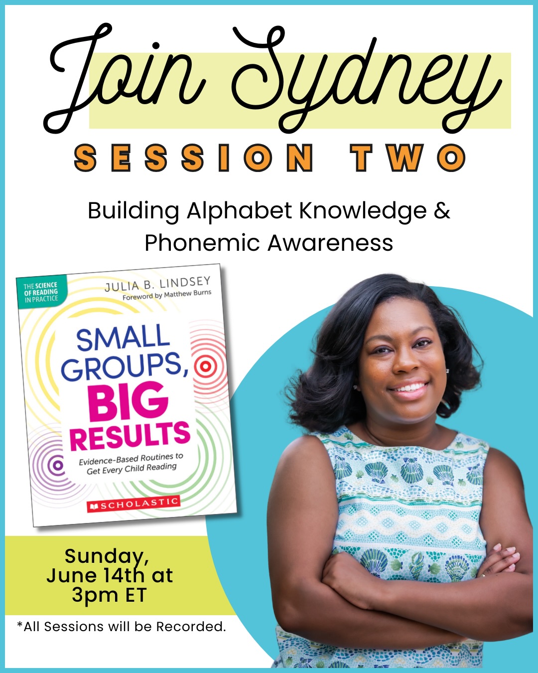 School might be out for summer, but learning doesn’t have to stop! 📝 ☀️
I’m excited to be back for this year’s Summer Book Study alongside an amazing group of educators! 🙌🏾
You get not one book, but TWO books! Super cool that the authors will be joining us for the discussion. I’ll be presenting on Sunday, June 14th on Chapter 4: Building Alphabet Knowledge and Phonemic Awareness! 🙌🏾
All attendees will get a K-2 benchmark tool for FREE in addition to many more resources!
This session is really applicable to SLPs as we work with small groups all the time!
Comment “SOR” to read along this summer!
•
•
•
#slpeeps #speechlanguagepathology #bookstudy #literacydevelopment #bookclubofinstagram