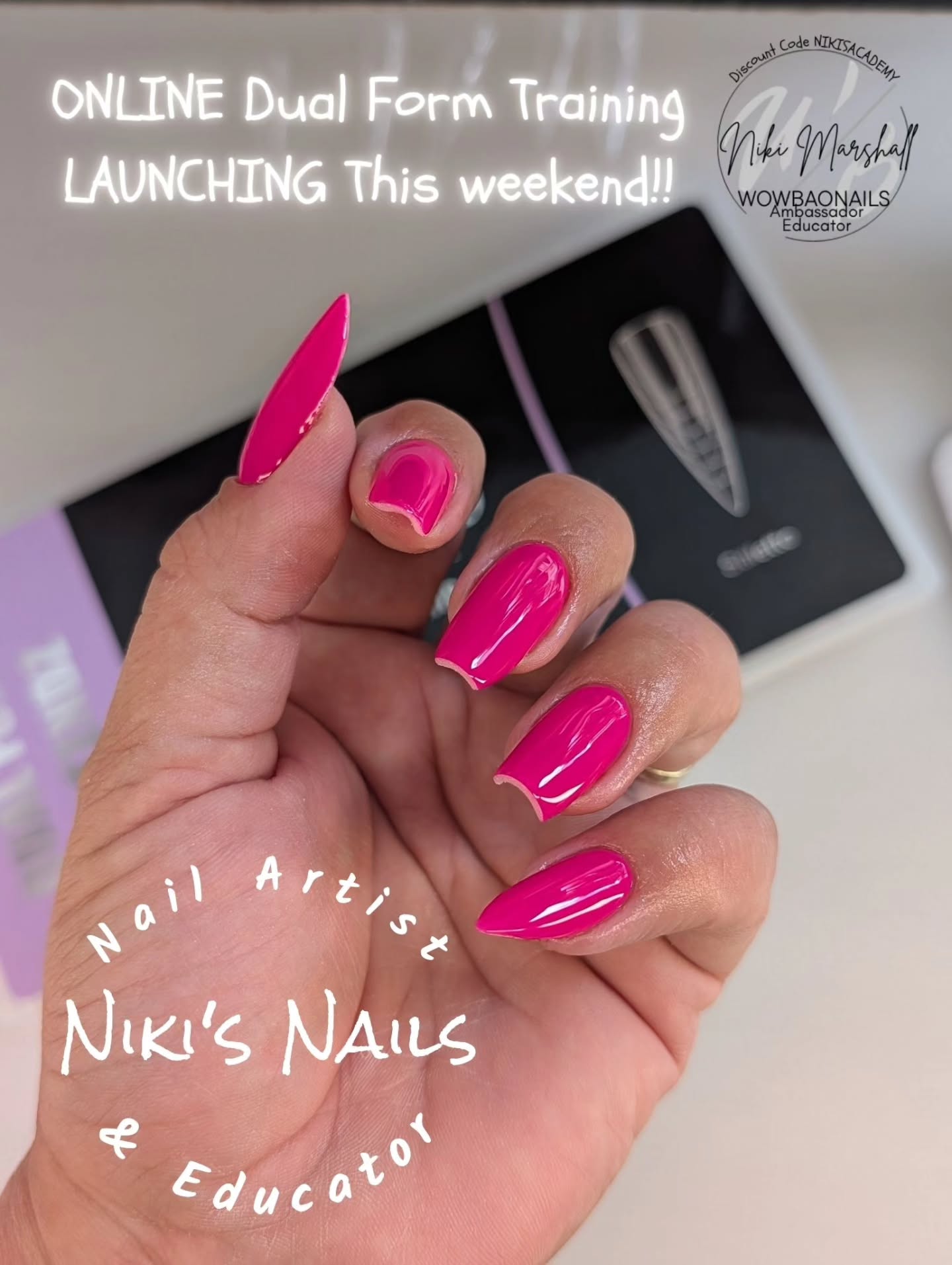 My Online Dual Form course is now live!
Its priced at £199 but until 31st July I have an offer valid to save £70!
Use code INTRO at checkout. Payment options available too.
www.nikisnails.co.uk/courses
Grab a starter bundle from @wowbaonails to get started
www.wowbaonails.co/dualformbundle - discount automatically applied at checkout 🫶🏼
#naileducation #nails #courses #dualforms #discount