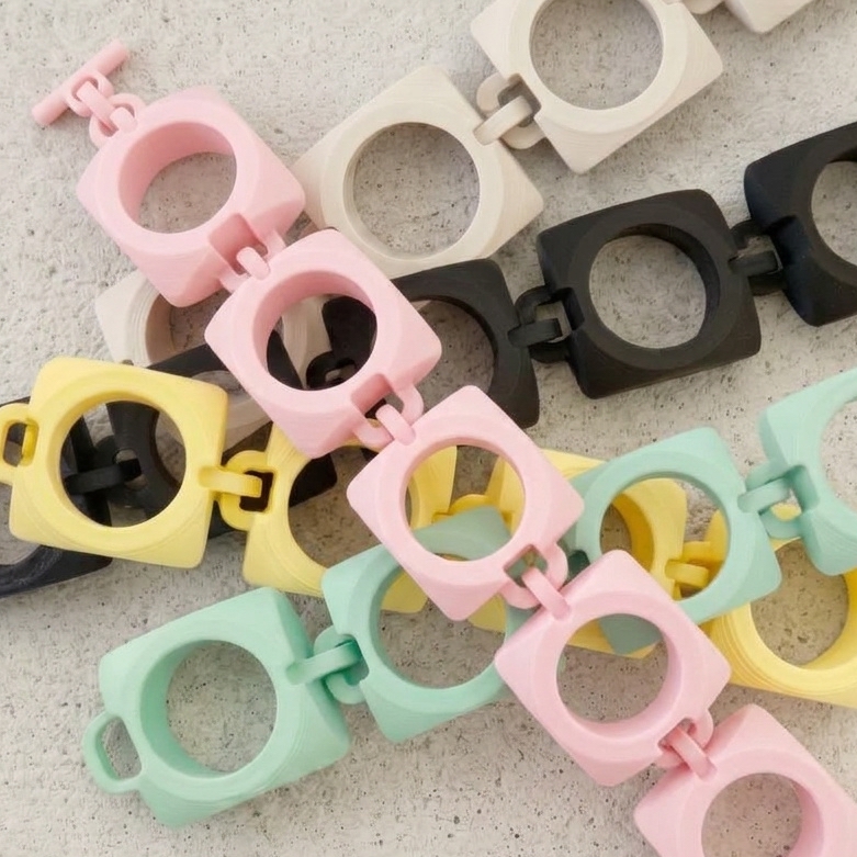 Bracelet WARHOLA – maaaany colours. 🥰 #plantbasedmaterials #madeinstockholm #designerjewelry