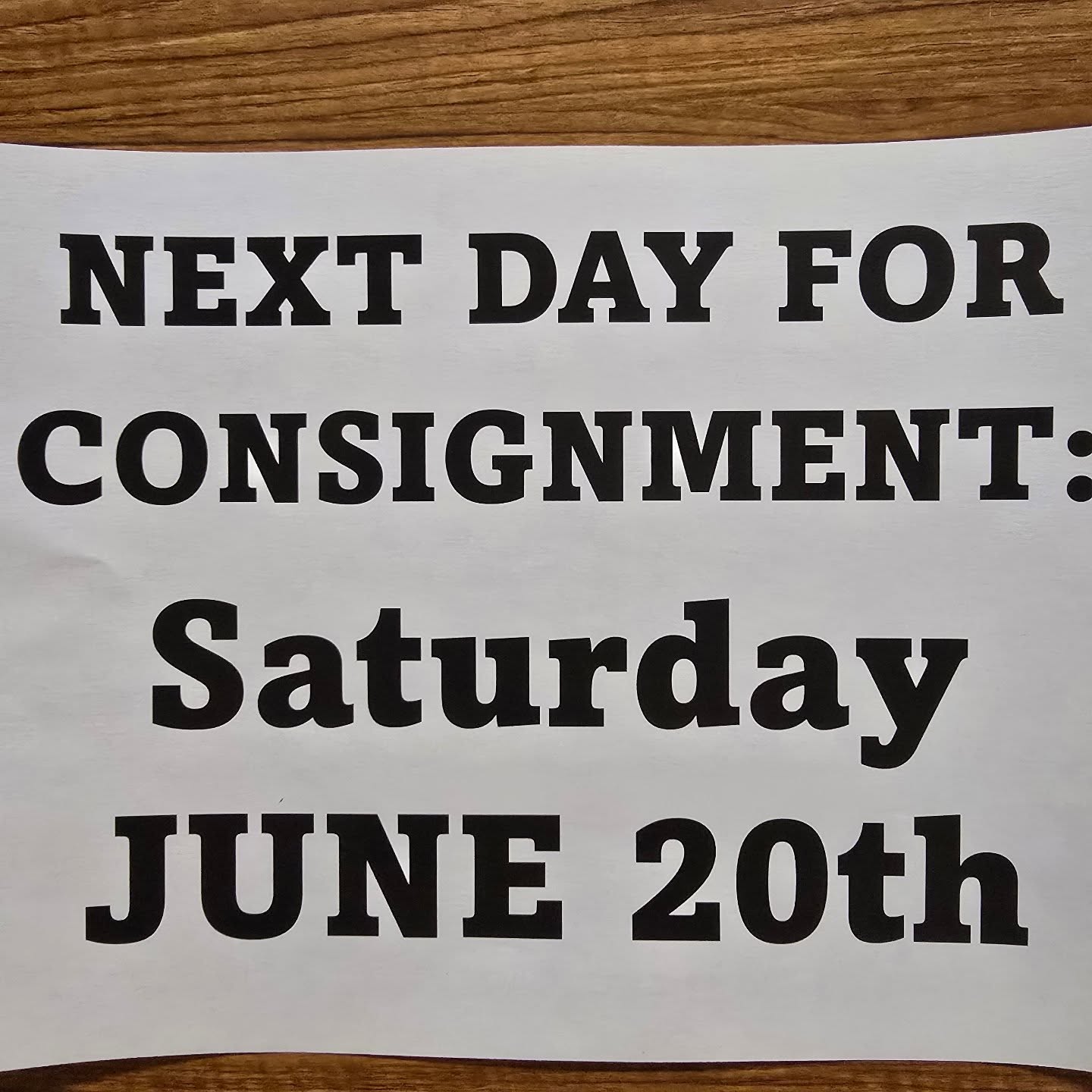 It was an active day of consignment today with 385 bags checked in and an approximate 9625 items! Next consignment day will be Saturday, June 20th. Cheers Laramigos!