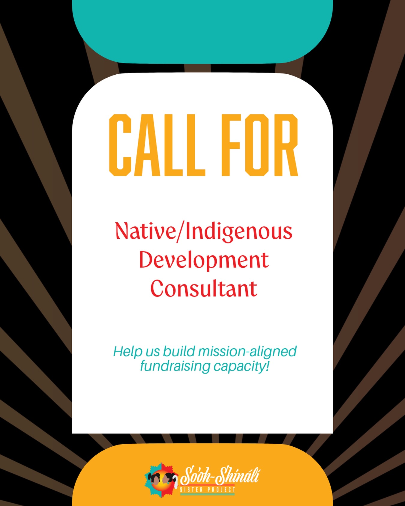 So’oh‑Shinálí Sister Project is growing, and we are looking for a Native/Indigenous Development Consultant to help us move into our next phase! ✨
As we deepen our work in food sovereignty, early childhood development, elder services, and MMIP advocacy, we’re looking for someone with experience in:
✔️Implementing successful strategies for building organizational fundraising
✔️Leading organizational development recommendations
✔️Pursuing and securing private, state, and federal grants
If you’re passionate about supporting Indigenous‑led work and helping organizations grow with intention, we’d love to connect! We’re beginning with exploratory calls to see what mutually supportive next steps might grow from our conversation. Email us at admin@sssisterproject.org for more information.
🌟Please share this post or tag someone you think would be a great fit for this role!
#Native #Indigenous #DevelopmentConsultant #SoohShinálíSisterProject #IndigenousLed
