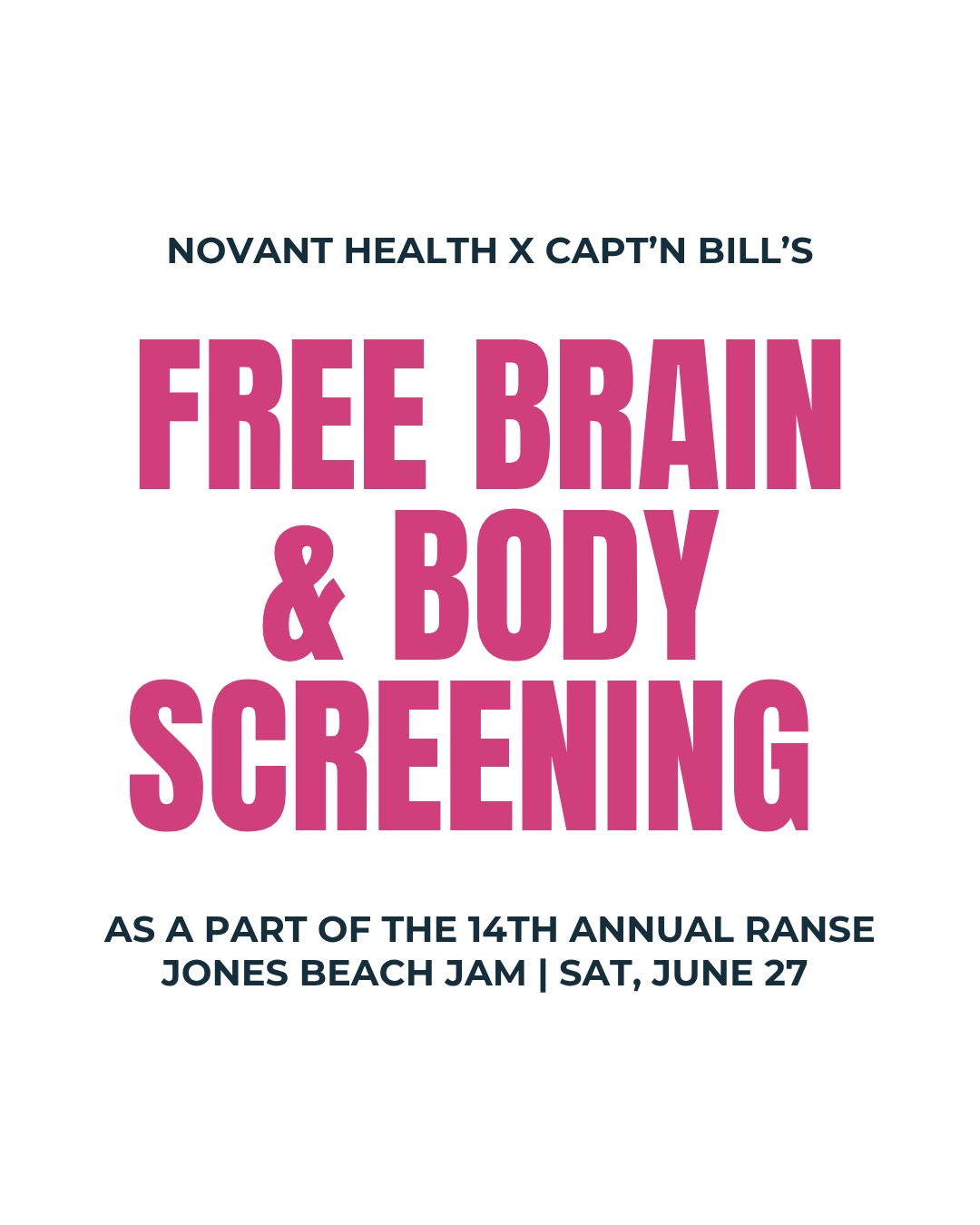 CHOICE BRAIN CLINIC is joining this year’s Ranse Jones Tournament at Capt’n Bill’s for a day of 𝗳𝗿𝗲𝗲 brain health optimization, performance screening, and prevention education for 𝗔𝗟𝗟 𝗮𝗴𝗲𝘀.
𝗖𝗼𝗺𝗲 𝗢𝗻 𝗢𝘂𝘁 𝗮𝗻𝗱 𝗦𝘂𝗽𝗽𝗼𝗿𝘁 𝗣𝗟𝗨𝗦 𝗚𝗲𝘁:
🧠 Brain performance testing
❤️ Cardiovascular & stroke risk screening
🩸 Lipid, Lp(a), & A1c testing
📈 CGM education & metabolic optimization
🧬 Precision brain health education
🏃 Balance & reaction-time challenges
📡 Carotid ultrasound screening
Whether you’re a competitive athlete, weekend warrior, UNCW student, or just curious about optimizing your health - this is a great chance to see how your brain and body perform together.
📅 June 27th
⏰ 9AM–1PM
📍 The Warehouse @captnbills and @billsbrewing
🏐 Ranse Jones Tournament
🧠 CHOICE BRAIN CLINIC
#BrainHealth #StrokePrevention #MetabolicHealth #UNCW #WilmingtonNC