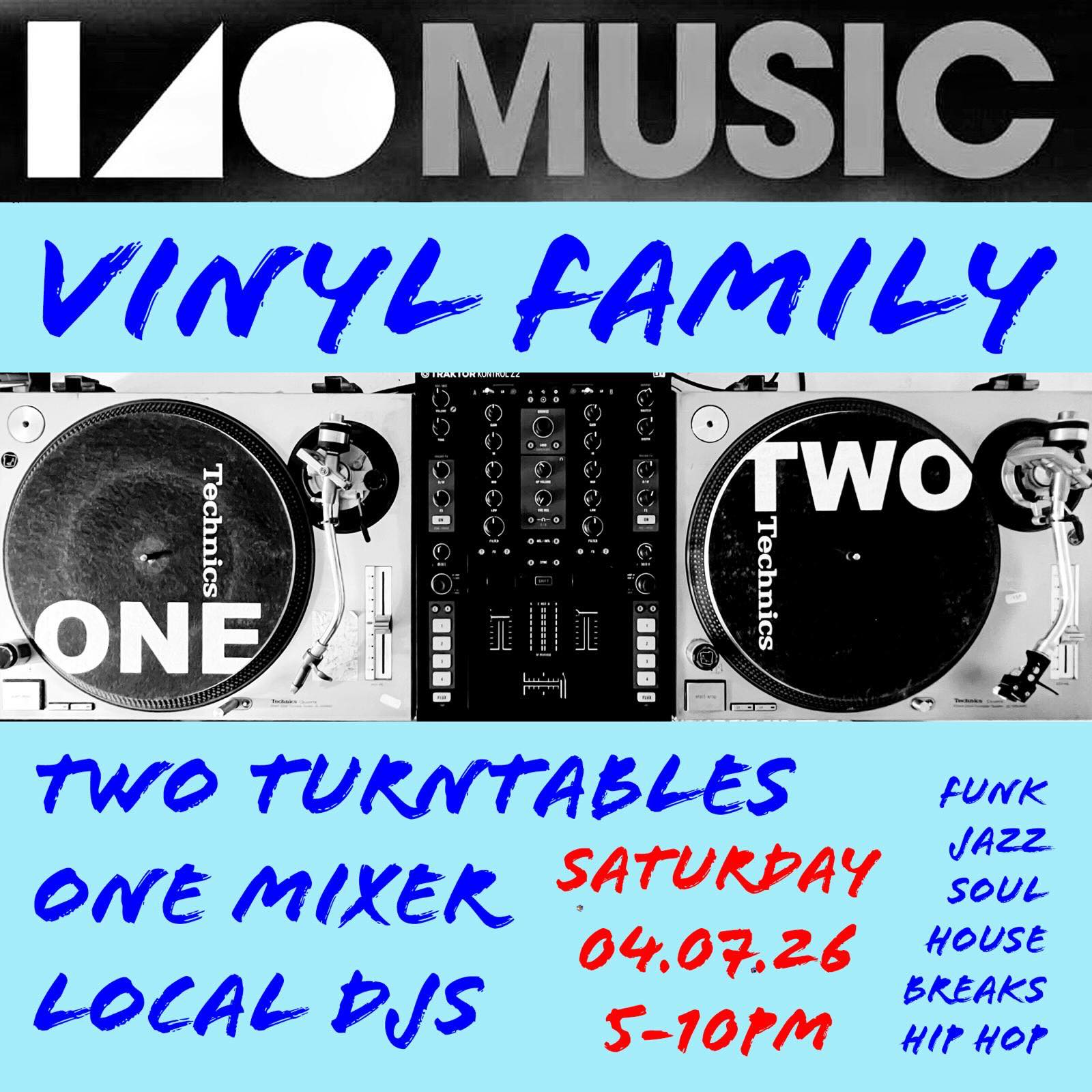 Let’s hope the glorious weather returns in July! Join us Saturday 4th July for a *special* Vinyl Family DJ evening - 5pm-9pm 🙌 🎧 🎉☀️💃🕺🖼️🇮🇹
🎵 Come down and join local DJs who will playing their vinyl selection of funk, soul, house, and hip hop. Bringing a family party vibe to the Oneforty community 🎧🎧🎧
@jamescollins1971 is not only a great DJ but a talented artist too! We’re excited to be hosting his second exhibition ‘Faces & Places’ which will be on show on Friday 3rd & Saturday 4th July. More details coming later or swipe 👉🖼️
Don’t fancy cooking? @franchiseedsofitaly Milan-style focaccia is loaded with flavour, topped with fresh, simple ingredients, and cooked to perfection on the electric griddle. No wood oven needed — just crisp, golden, seriously tasty focaccia every time🇮🇹😋👉
Everyone welcome. Great music. Great vibes 🖤
📆 Saturday 4th July
⏱️ 5pm-10pm
📍oneforty - 140 Vaughan Road, HA1 4EB
🇮🇹 delicious Milan style focaccia from @franchiseedsofitaly
✅ Free event
🫖☕️🍻🥂🍷 Cafe & bar open
#westharrow #vinylnight #community