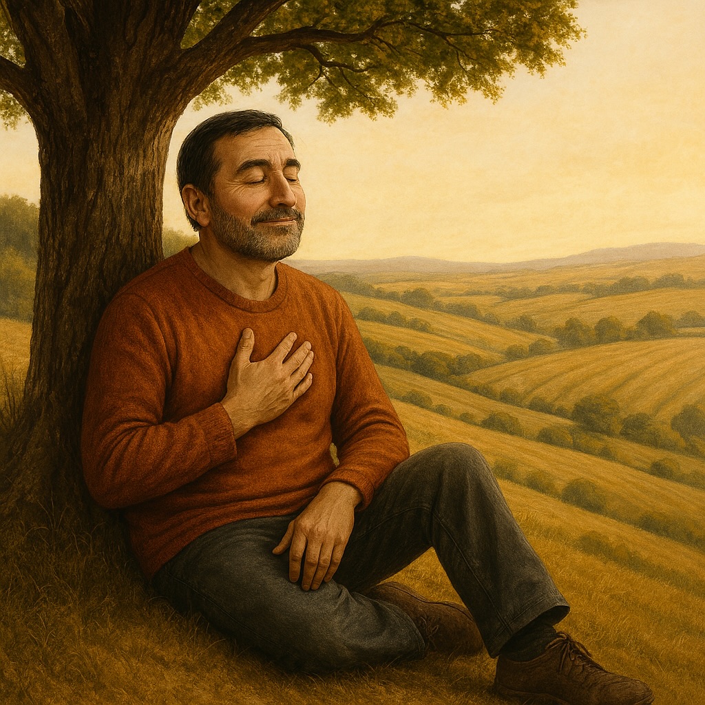 O Peso do Desejo
Não é pobre quem caminha
com os bolsos meio vazios,
mas quem carrega na alma
um abismo de vazios.
O homem de mãos humildes
que encontra paz no que tem,
é mais rico que o rei
que suspira por um além.
A pobreza não se mede
pelo ouro que falta ter,
mas pela sede infinita
de sempre mais querer.
Quem se sacia com pouco
tem fortuna a transbordar,
pois soube encontrar no simples
o tesouro de se bastar.
Mas aquele que acumula
e mesmo assim quer mais,
vive escravo de desejos
que não conhecem a paz.
A verdadeira riqueza
não está no possuir,
mas em saber que é bastante
o fato de existir.
Pobre é quem nunca descansa
dessa fome sem razão,
rico é quem tem tão pouco
que cabe tudo no coração.
#poesia #poesiabrasileira #trabalhoautoral
#arteempalavras #poem