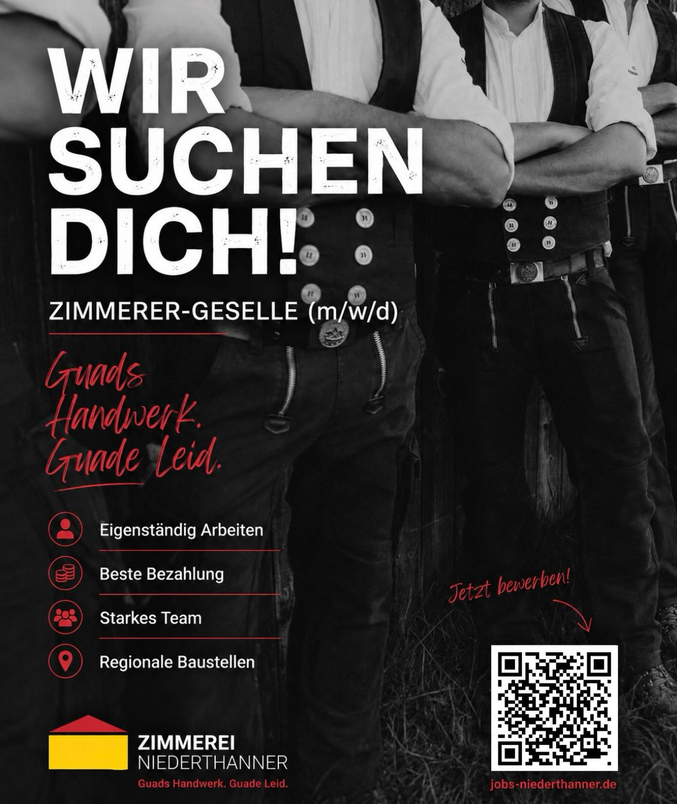 wir freuen uns auf dich💌
#wirsuchendich #holzbaukarriere #zimmerergeselle #ichzimmeremirmeinezukunft #zimmereiniederthanner