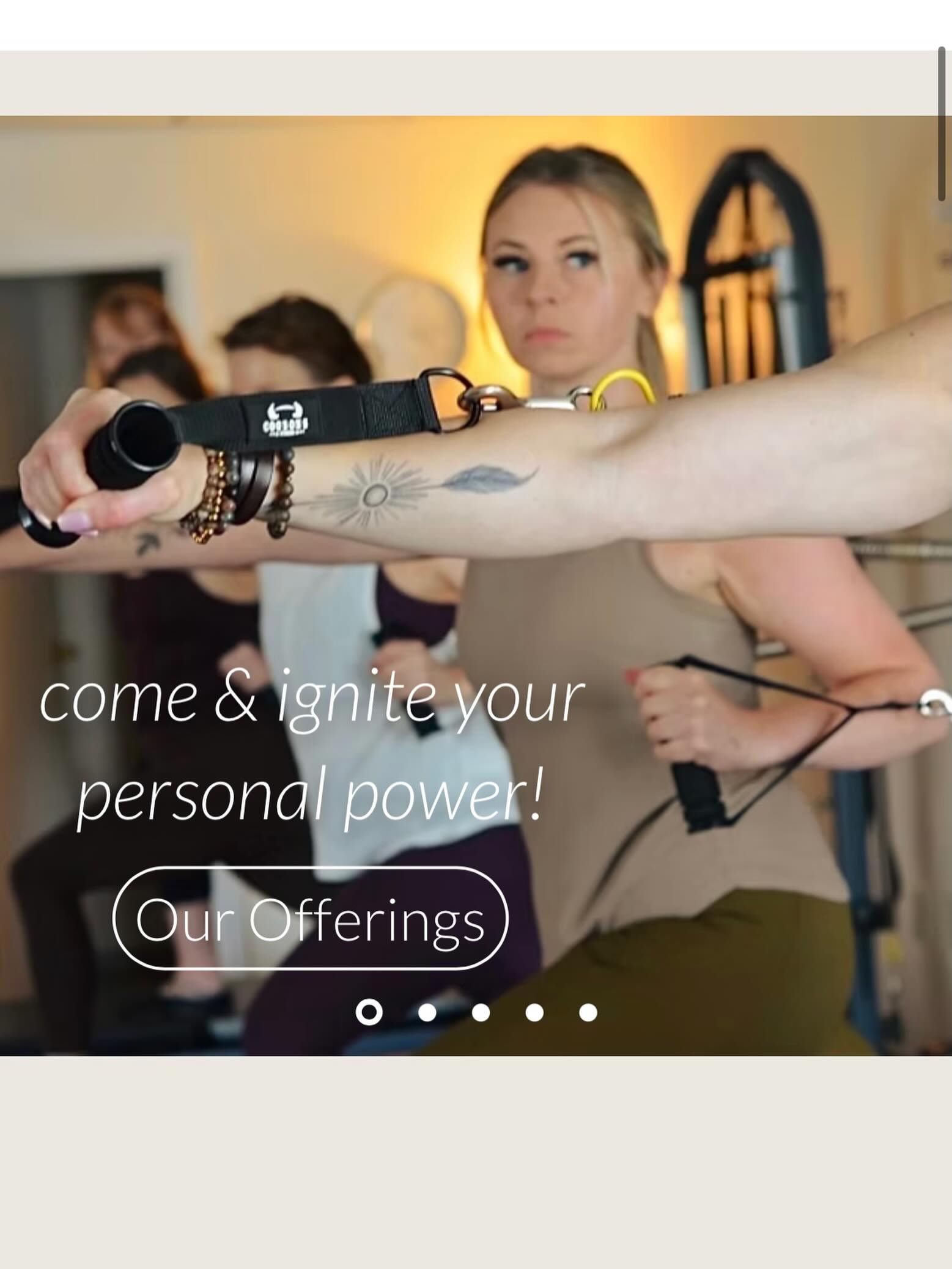 New website is finally live! 🤩 Go check it out! Www.shaktiyogapilates.com