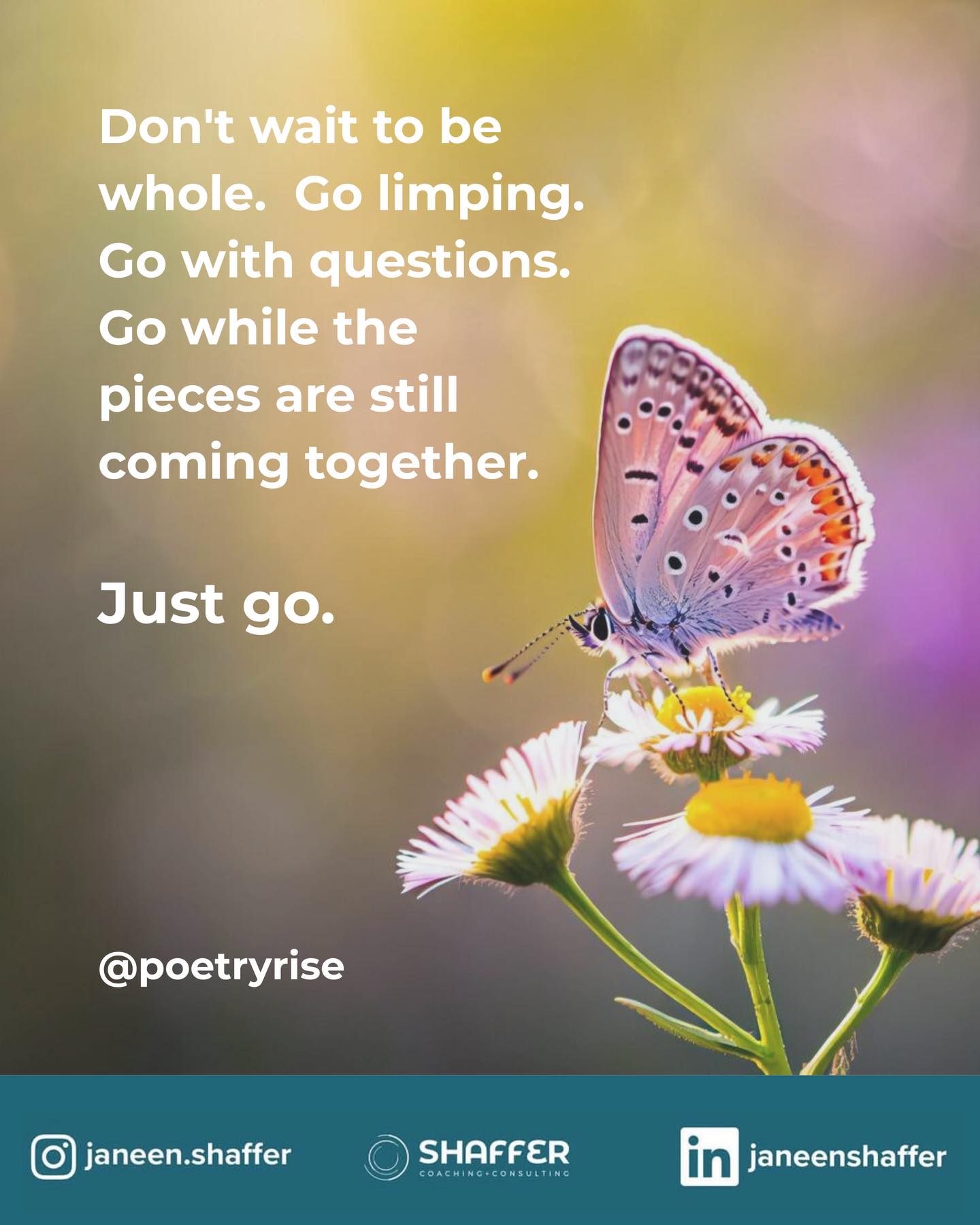 So much time can be lost waiting for the perfect version of ourselves to finally appear before we begin. But growth rarely happens after everything is figured out — it happens in the middle of uncertainty, while we are still learning, healing, and becoming. There is still beauty and meaning in moving forward before feeling completely ready. Go for it! #growth #inspiration #healing #journey #selfhelp