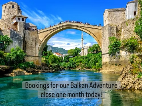 We only have one Balkan Adventure trip this year, exploring three beautiful Balkan countries in one week from Croatia to Bosnia and Herzegovina to Montenegro, from 15 - 21 September (when the sun will be shining!😎) and we’d love you to join us, but bookings must close one month today on 10 July!
We have small group sizes of a max of 14 and we’re already getting booked up… and when we’re full, we’re full 😁
You can see our full itinerary on the Travel Queen website and there’s a link in my profile and stories 👉
To chat with me (TQ owner Mel here! 👋) about any questions you have, or for inspiration as to why a Travel Queen adventure might be just what you need, call me on 07399 303859; it’s the best way to ease those first time nerves ☺️
Travel Queen is a group tour operator creating empowering adventures for women, perfect for the solo female traveller who wants to enjoy the company of likeminded women and a group leader (me 😁) to take care of everything 🙌
#solofemaletravel #solotravel #grouptravel #sheisnotlost #shetravels