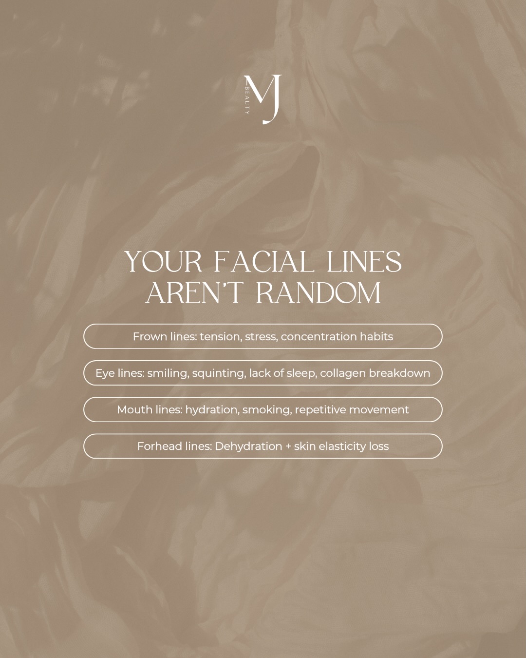The lines in your face aren’t random 🤍
They can often reflect repeated movement, tension patterns, stress, lifestyle factors and even what’s happening beneath the surface within the body.
Your skin tells a story which is why true skin treatments should focus on more than just the surface level repairs.
Book your next appointment at Molly Jordan Beauty to create a treatment plan tailored to your skin, lifestyle and long-term skin health 🔗