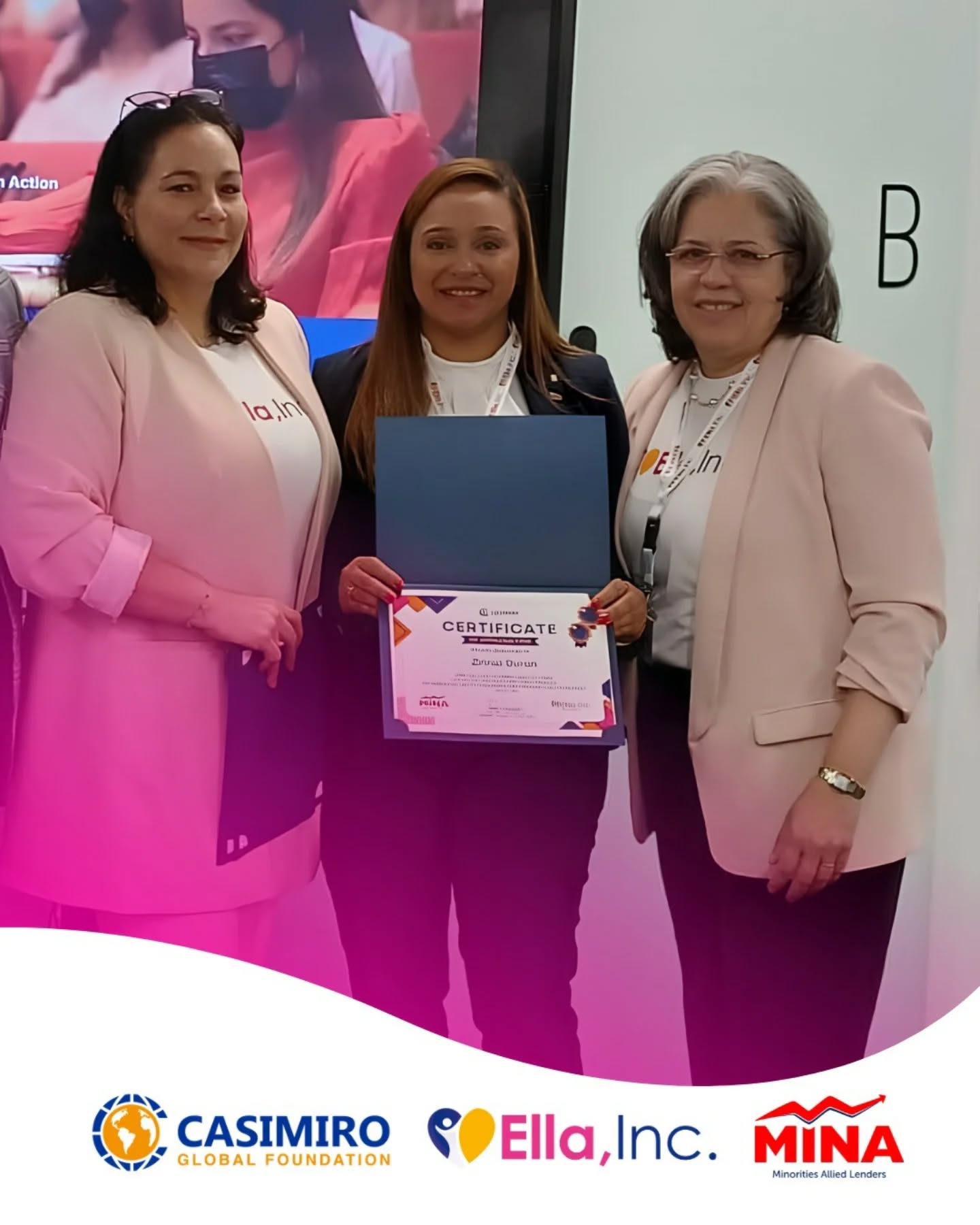 ¡Gracias infinitas a nuestro espectacular jurado!
La gran final de pitches en Ella, Inc. Workshop no habría sido posible sin la guía y experiencia de estas grandes líderes.
Gracias por evaluar los proyectos y elegir a las finalistas:
* Maria Cobos – Wells Fargo Bank
* Zinnia Duran – WSFS Bank
* Nilsa Gonzalez y Nina Blair – Urban Promise USA
* Carmen Line – Del Carmen Foundation
* Sarah Pearson – First Bank
* Allison Bell – LeaderUp
* Dr. Brita Theadford – iSTREM
* Senia Cuevas – LISC NJ
* Melissa Rivera-Quiles – Michaels Organization
* Myraida Claudio – Claudio Enterprises
¡Gracias por su valioso tiempo y por inspirar a la próxima generación de mujeres líderes! 🌟👭
-
A huge thank you to our incredible judging panel!
The final round of pitches at the Ella, Inc. Workshop wouldn’t have been possible without the expertise of these phenomenal leaders.
Thank you for evaluating the projects and selecting our finalists:
* Maria Cobos – Wells Fargo Bank
* Zinnia Duran – WSFS Bank
* Nilsa Gonzalez & Nina Blair – Urban Promise USA
* Carmen Line – Del Carmen Foundation
* Sarah Pearson – First Bank
* Allison Bell – LeaderUp
* Dr. Brita Theadford – iSTREM
* Senia Cuevas – LISC NJ
* Melissa Rivera-Quiles – Michaels Organization
* Myraida Claudio – Claudio Enterprises
Thank you for your time and inspiring the next generation of female leaders! 🌟👭