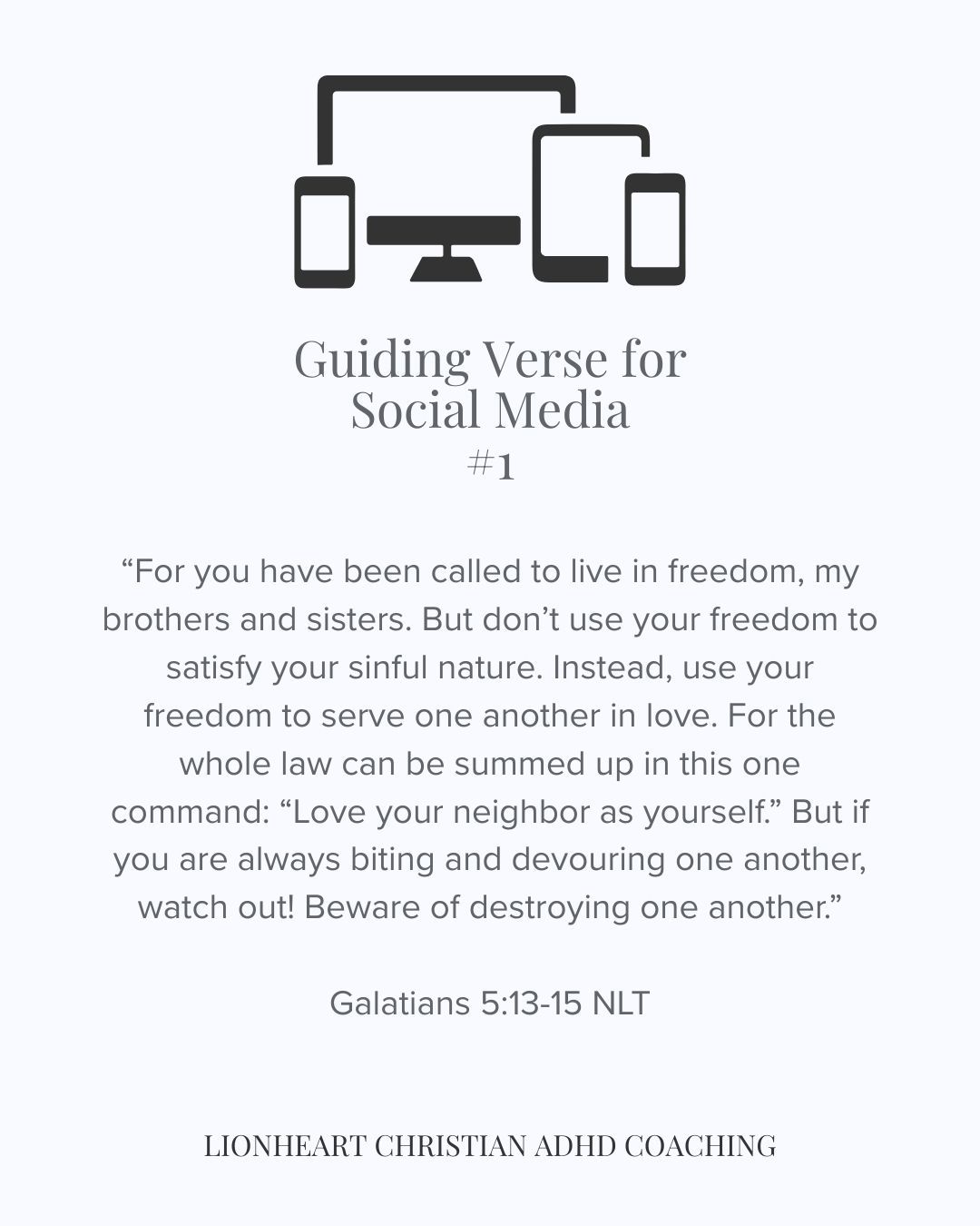 Social media can quietly train us to tear others down, even when we never speak a word. Coaching helps you become more aware of what content shapes your thoughts so your attention is not slowly pulled toward contempt or comparison. What we consume influences whether we move toward love or toward devouring one another.