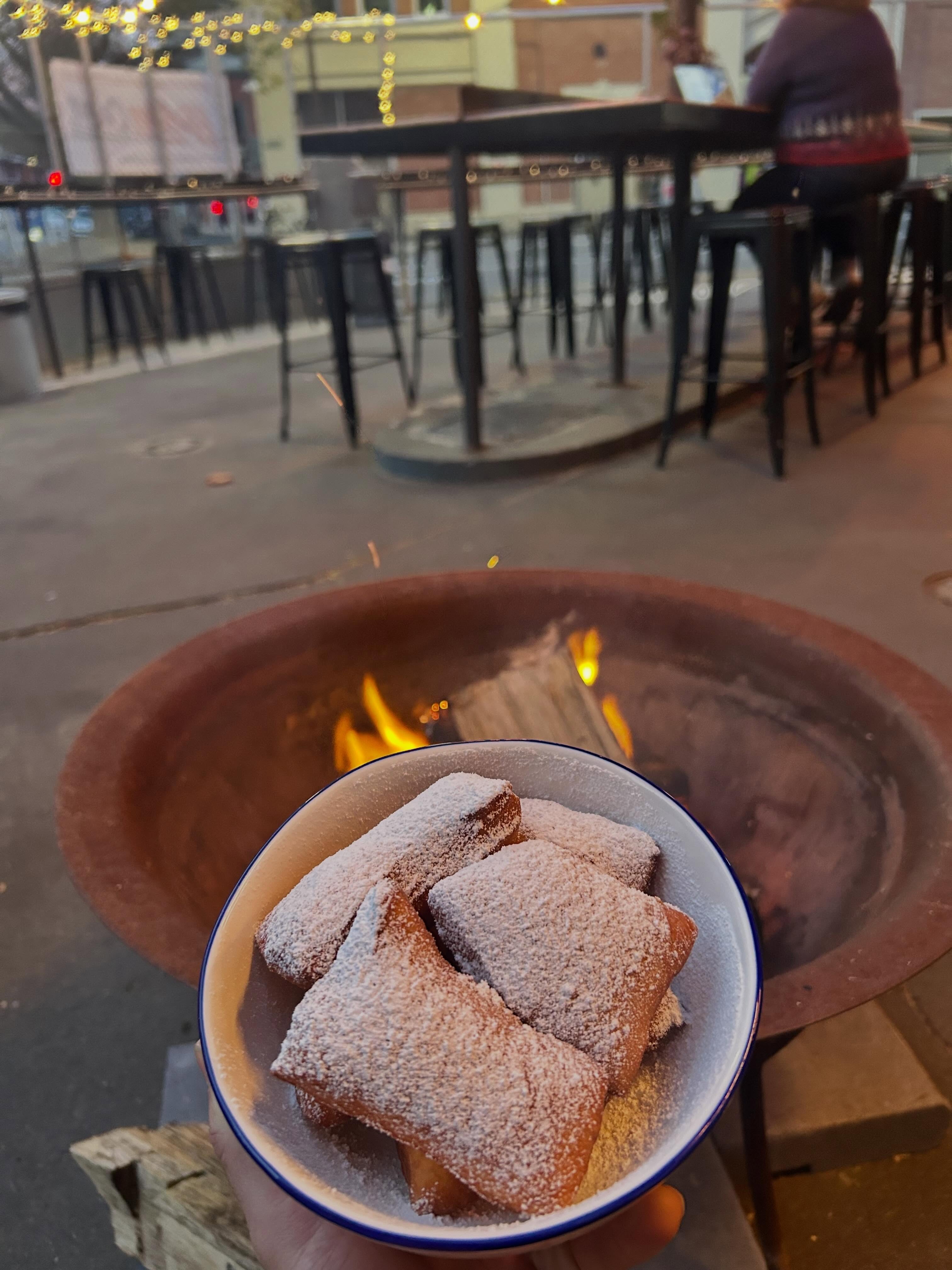 Come down and try some of our fresh beignets, tacos 🌮, loaded sweet potato’s and some more delicious food!!
We have started the fire pit and vibes are high so come and join us for your evening and enjoy some food whether you swing by for some takeaway or sit by the fire we can’t wait to see you!
#hobart #darkmofo #streetfood #tacos #beignets