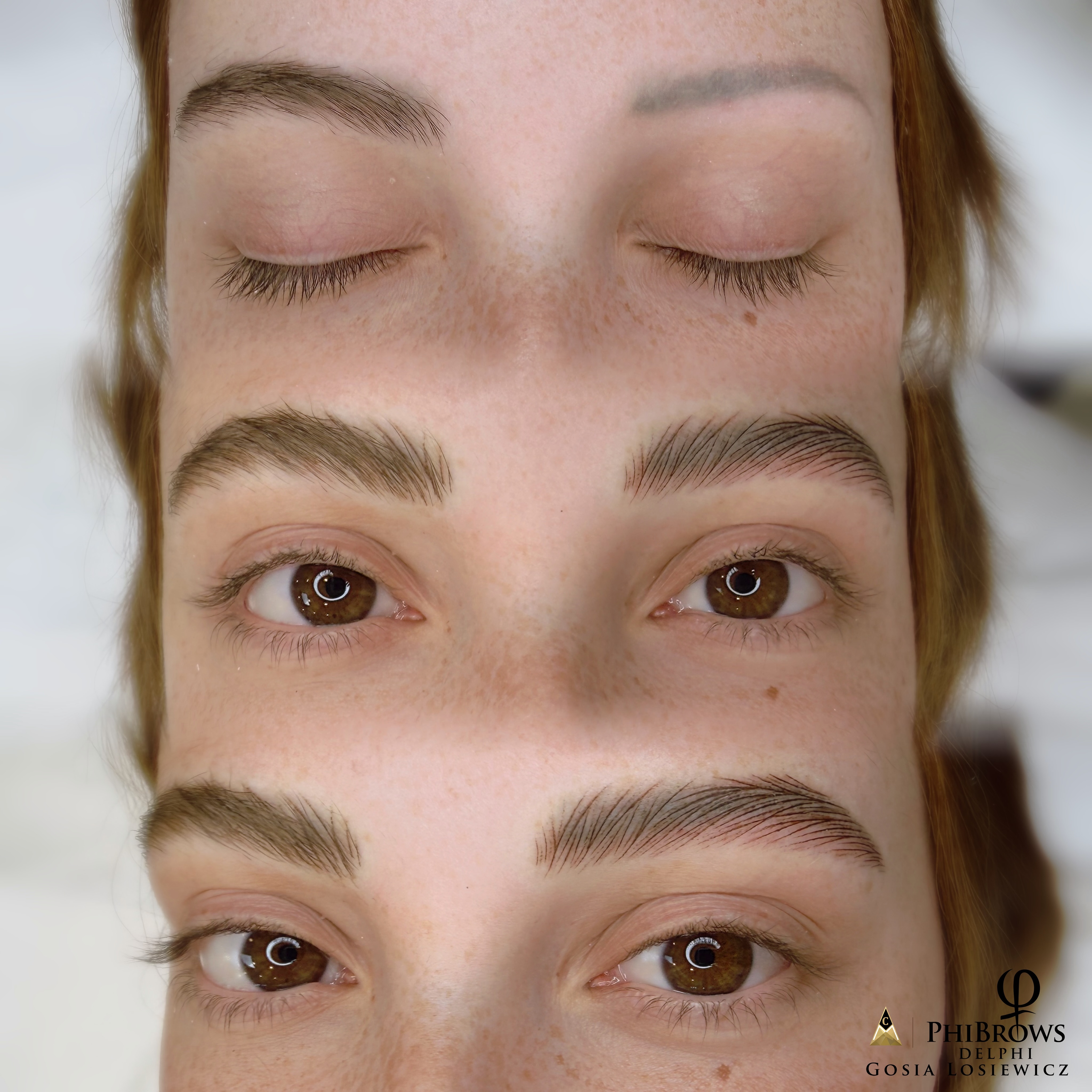 Sometimes it’s not about creating new brows…
It’s about giving someone a part of themselves back ❤️
Today’s beautiful client came to me with very old permanent makeup and hair loss affecting one eyebrow due to alopecia. Using advanced hyperrealism machine hairstrokes, I carefully covered the old pigment and reconstructed the missing brow to restore balance, symmetry, and confidence 🤩
Every case is different. Every brow tells a story
And this is exactly why I love what I do 🥰
Dm for appointments or trainings #phiacademy #phibrowsdelphi #gosiabrows