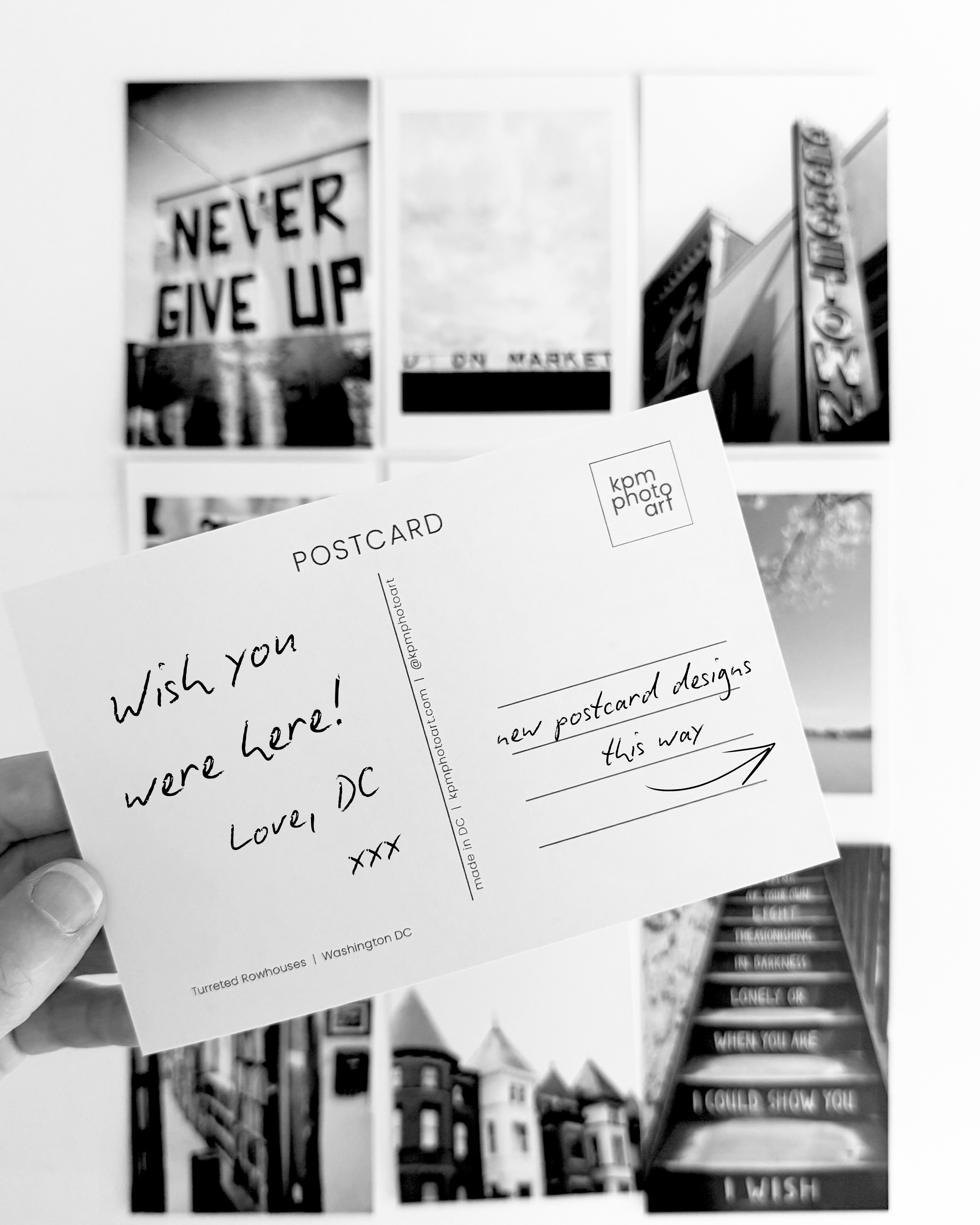 The Art of the Postcard: Now Live in DC ✉️🖤
I’m pretty flippin’ excited to announce that my brand-new collection of 4x6 postcards is officially hitting the shelves this week. These little art nuggets are the latest in the kpm photo art journey towards world domination - or at least a super fun creative venture that I’m already loving. I have so many more ideas too (insert bubble of excitment)!
Printed on ultra-premium, heavy 16pt matte stock, they look and feel great, and I couldn’t be happier to share my photography with many more folks.
Swipe through to preview the first release, and pick up your favourites at three of my favourite local spots starting today!
📍 Where to find me:
1️⃣ Shop Made in DC - Georgetown (Wisconsin Ave NW)
2️⃣ Shop made in DC - Union Market (Morse St NE)
3️⃣ Canopy by Hilton - Embassy Row (Scott Circle NW)
Which one do you fancy? Let me know (please) 👇
@shopmadeindc
#ShopMadeInDC #DCBoutique #GeorgetownDC #ShopLocalDC madeind