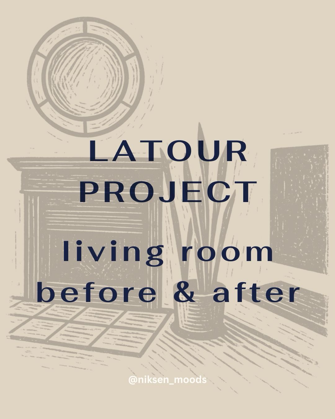 The Latour Project: Reveal #3 ✨
The living room is where we unwind, recharge, and spend our quiet moments at home. For this space, the goal was simple: create a room that felt brighter, calmer, and visually balanced without adding unnecessary clutter.
Here’s what changed:
• Painted the walls in Benjamin Moore Cloud White, bringing more light and continuity to the space.
• Gave the fireplace mantel a fresh coat of paint—a simple update that completely refreshed the focal point of the room.
• Added a mirror above the mantel to reflect natural light from the window and create a greater sense of depth and openness.
• Removed the undersized TV stand and mounted the television on the wall for a cleaner, more intentional look.
• Installed an asymmetrical shelf that stretches from the TV toward the window wall, helping anchor the television while creating visual interest and a place to display one of his many plants.
• Added sheer linen curtains to soften the room and bring texture.
• Introduced a linen pendant lantern in the corner, echoing the softness of the curtains while adding warmth and another layer of light.
One of the biggest lessons in this room is that a space doesn’t need more furniture or more décor to feel complete. Sometimes it’s about carefully considering scale, light, and where the eye naturally wants to travel.
The result is a living room that feels bright, cohesive, and restful—a place to sit back, relax, and enjoy being home.
Swipe to see the transformation ➡️
#niksenmoods
#designwithme
#latourproject