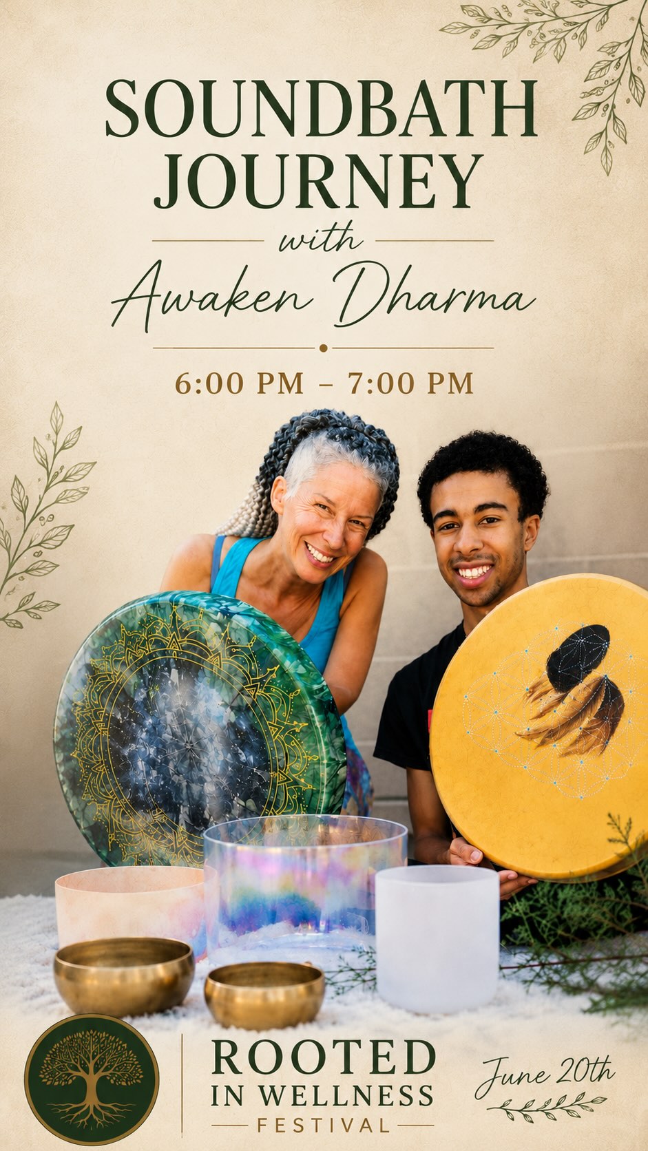 🌿 ROOTED IN WELLNESS FESTIVAL 🌿
Join us for a full day of connection, movement, music, healing, and inspiration!
✨ Yoga
✨ Sound Healing
✨ Breathwork
✨ Meditation
✨ Ecstatic Dance
✨ Wellness Workshops
✨ Vendors & More
📅 June 20th
🕙 10:00 AM – 9:00 PM
📍 Rideau Pines Farm
🎟️ Tickets available at onewellnessottawa.com or through the link in bio.
We can’t wait to celebrate the Summer Solstice with you! ☀️💚
#ottawaevents #ottawafestivals #ottawawellness #soundhealing #ottawa
