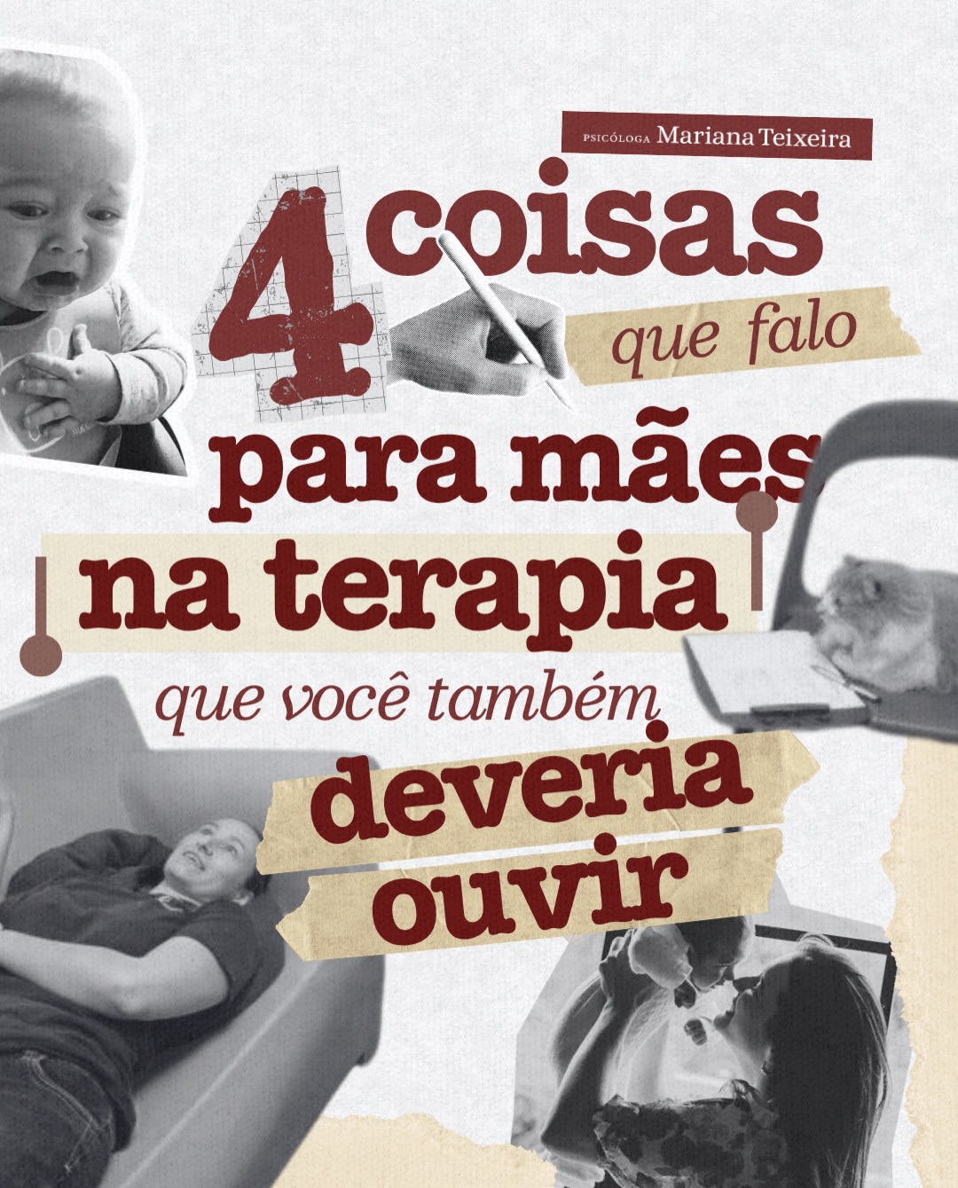 Qual dessas reflexões você gostaria de ter ouvido no início da sua maternidade? 👇