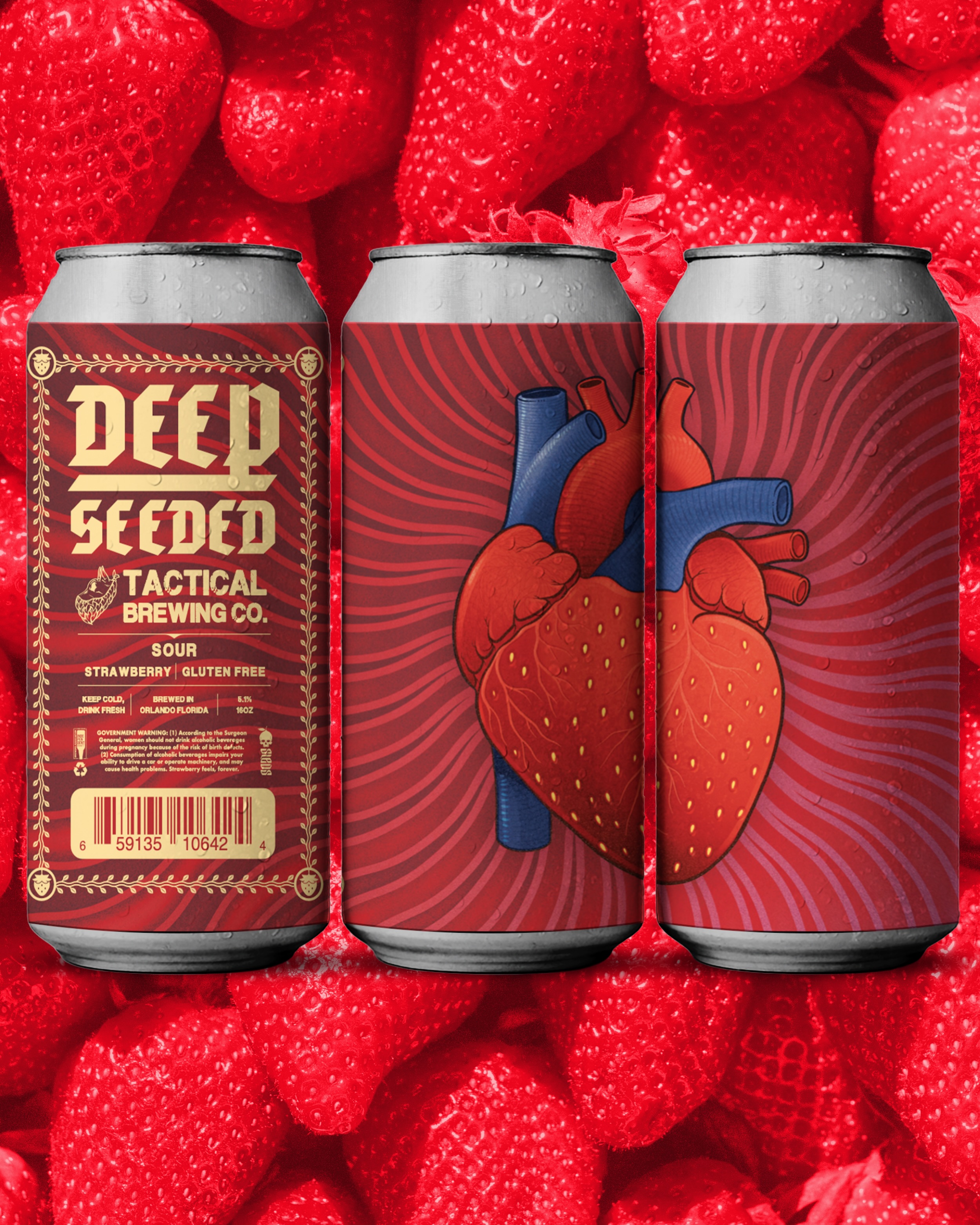 🍓 DEEP SEEDED 🍓
Fresh picked berries meet sweet cream in this decadent fruited sour.
Bursting with juicy strawberry flavor, Deep Seeded drinks like a bowl of berries and cream…sweet, smooth, and packed with ripe berry character balanced by a refreshing tart finish. Dessert inspired without being heavy, it’s the perfect summer sipper.
✅ Gluten Free
✅ Lactose Free
Available Friday on tap and in cans to go.
🤘 THIS WEEK AT TACTICAL 🤘
🧠 Wednesday — General Knowledge Trivia at 7 PM
🍔 Dinner by @speakeasyburger from 6–9 PM
🍦 Dessert by @chillintacosicecream from 6–9 PM
💨 Thursday — Run Club at 6 PM
🍴 Dinner by @thepasskitchen from 5–9 PM
🍺 $1 off all beer for participants
🍓 Friday — Deep Seeded Can Release
🔥 Dinner by @mohawksmokehouse from 5:30–9 PM