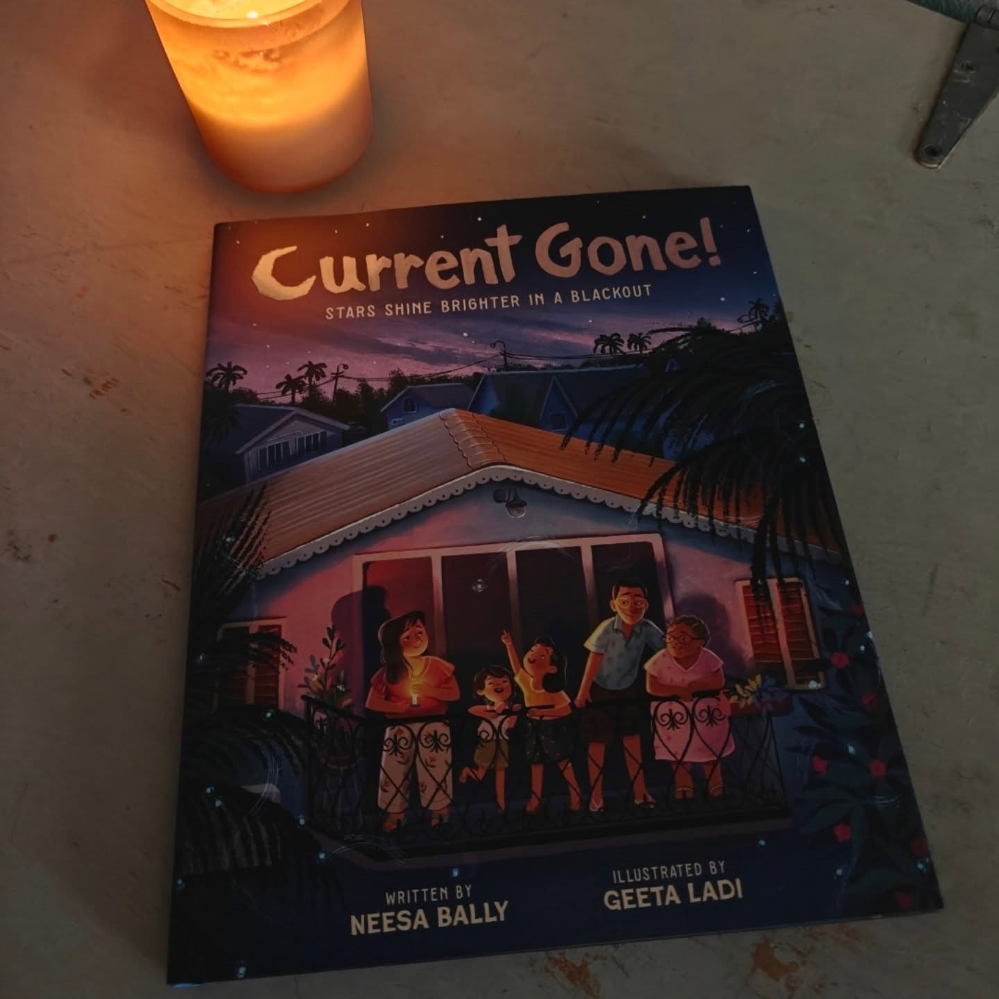 I am so incredibly proud of this book. Every step in the process has been extraordinary. It has been a dream to have this book published by the amazing team at @abramskids , illustrated by the talented @geetaladi_illustration, and so positively reviewed. I will be forever grateful that this lyrical story, inspired by a nationwide blackout on a tiny Caribbean island, has brought so much light into the world