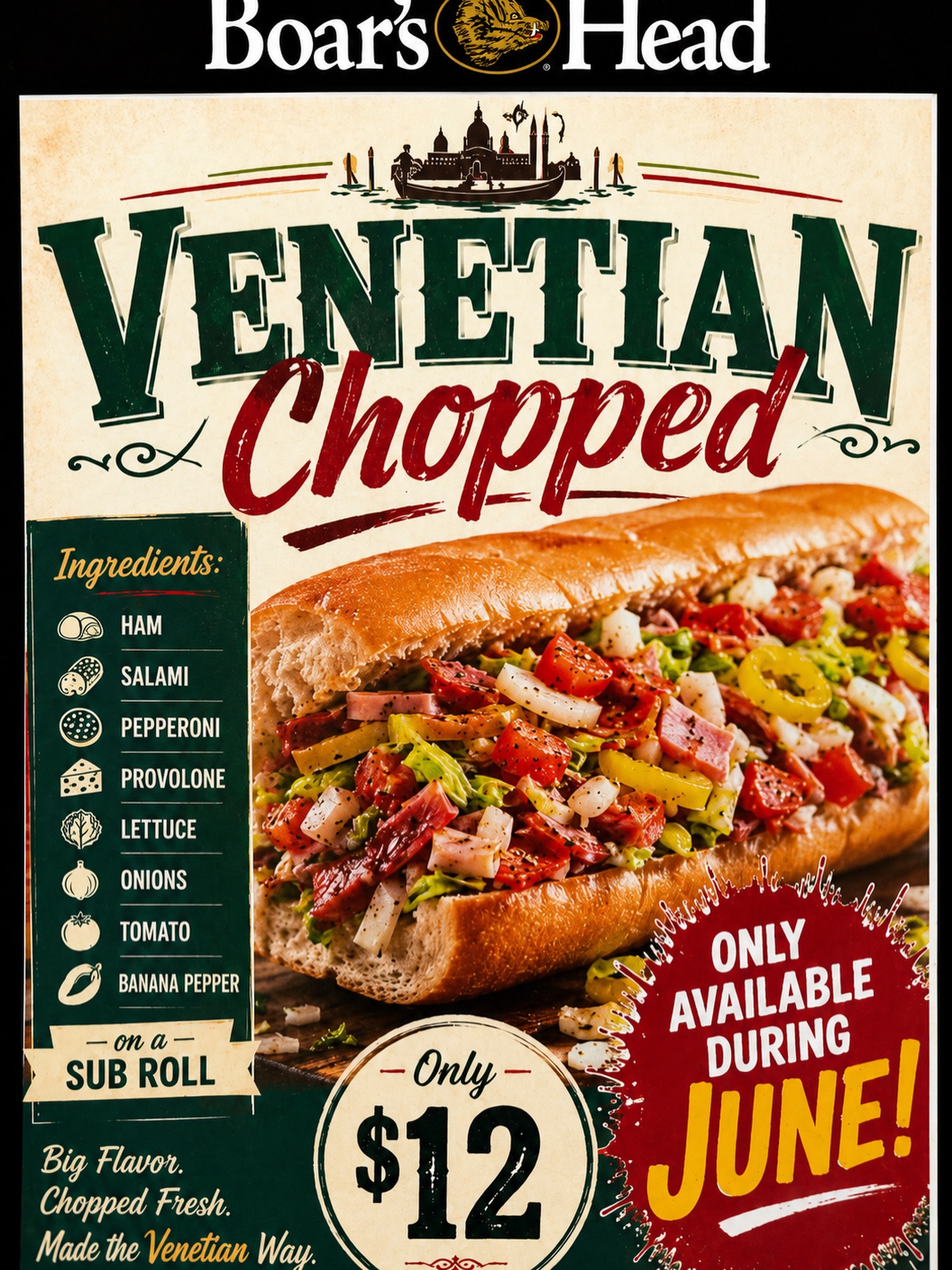 June’s featured sub has entered the chat 👀 The Venetian Chopped is packed with flavor and only here for a limited time #TheLocalDeli
#TampaFoodies #LargoEats #EatLocalFL