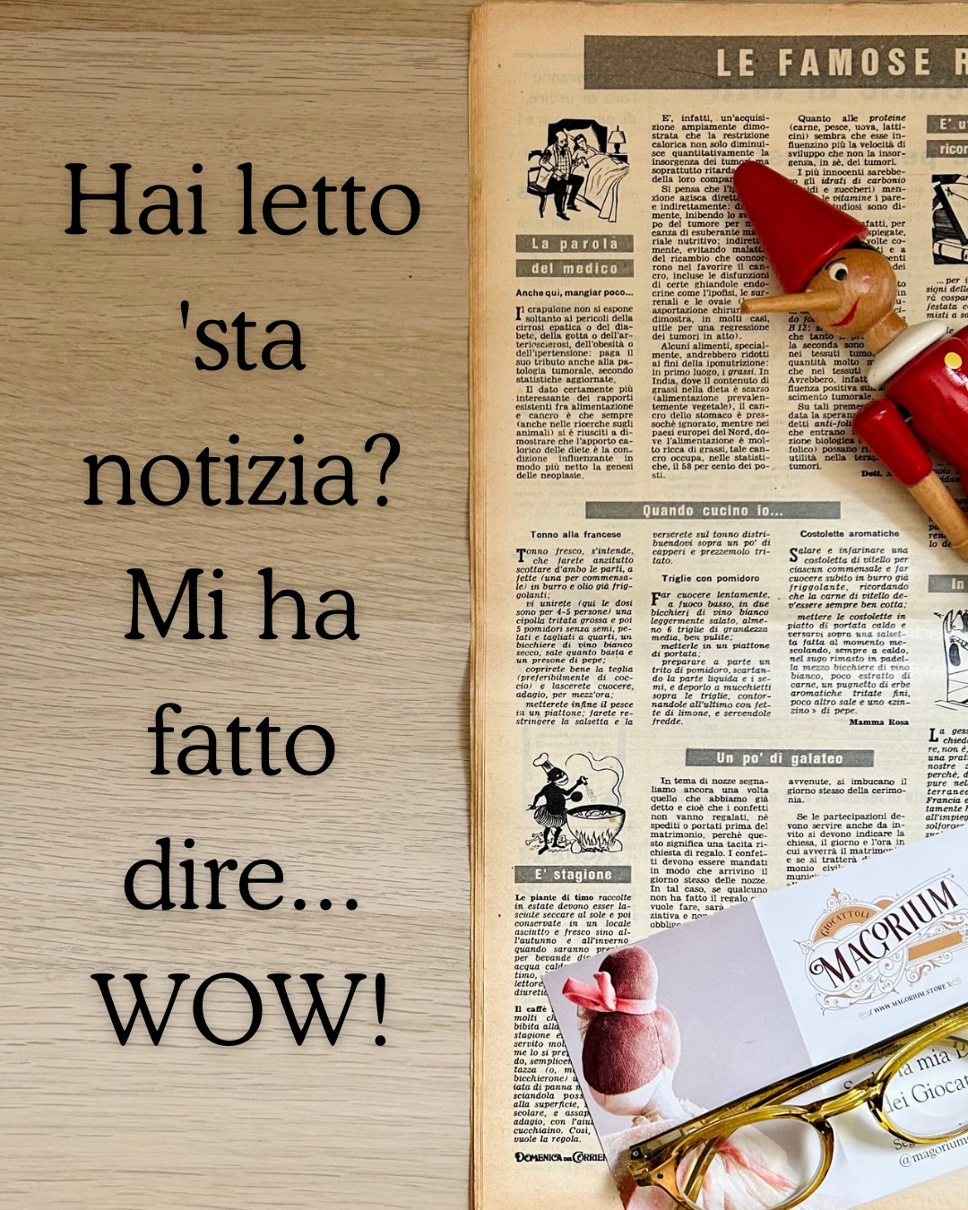 Ultimissimeeeeee dal mondo bimbi, genitori e affini 😊 Ogni tanto ci vuole una bella notizia…eh?! La fonte la trovi nel post (autorevolissima)…le ricerche sul web sono esplose 😎 e se ti va di dire la tua non vedo l’ora di leggerti 👋😉
-
#magoriumgiocattoli #notizie #genitori #giocareinsieme #bambinifelici