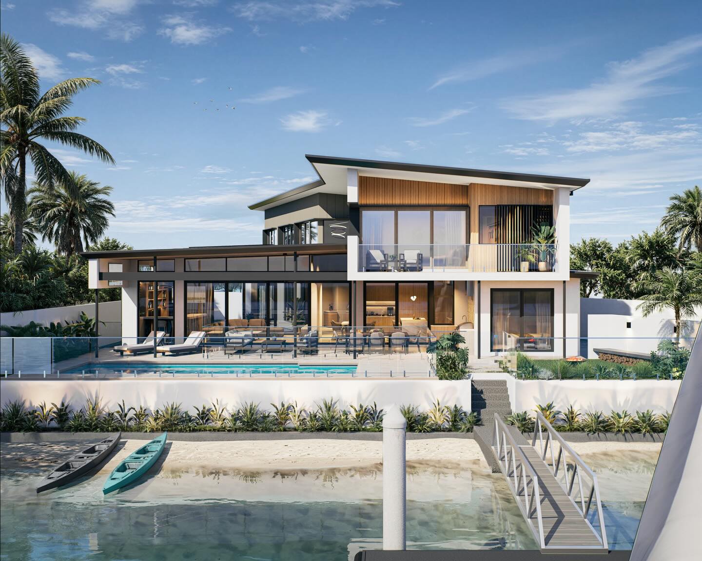 Our facade design hot off the press for a client’s waterfront family home in #ParadisePoint
Whether you’re looking to develop and resolve the best version of your own floor plan sketch, guidance and assistance with engineering and approvals, or a full concierge turn-key preconstruction service, (with everything included) we have a design package for you.
Our clients are typically construction professionals: who are considering an owner-build, hiring a licensed builder, or are themselves a builder looking to develop a client’s sketch into a professional project they can quote and build.
Send us a DM to start a conversation about how we can help prepare the ultimate build-ready project for you.
Interior Design: @laurenjoydesign
Facade Visualisations: @mzstudio.arch
Building Design: @byofloorplan
#waterfronthomes #indooroutdoorliving #luxuryhouse