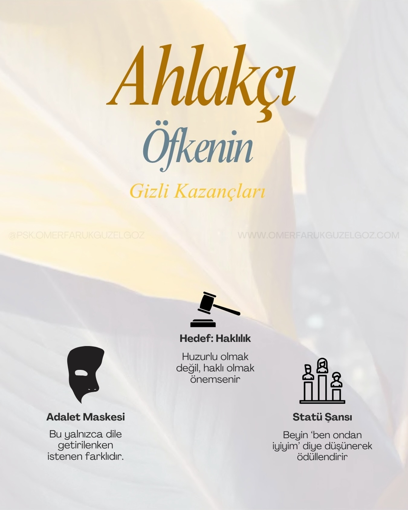Sosyal medyadaki ahlaki öfkenin arkasında genellikle adaletten ziyade, başkalarını eleştirerek beyinde ödül mekanizmasını tetikleyen bir statü arayışı oluyor.
Seanslarda dış dünyadaki haklılık savaşındansa içsel huzura odaklanabilmeyi konuşuyoruz. Sürekli haklı çıkma çabasıyla yorulduğunuzu hissediyorsanız, daha sakin bir zihin yapısı için benimle iletişime geçebilirsiniz.
#sosyalpsikoloji #içselhuzur #yetiskinterapisi