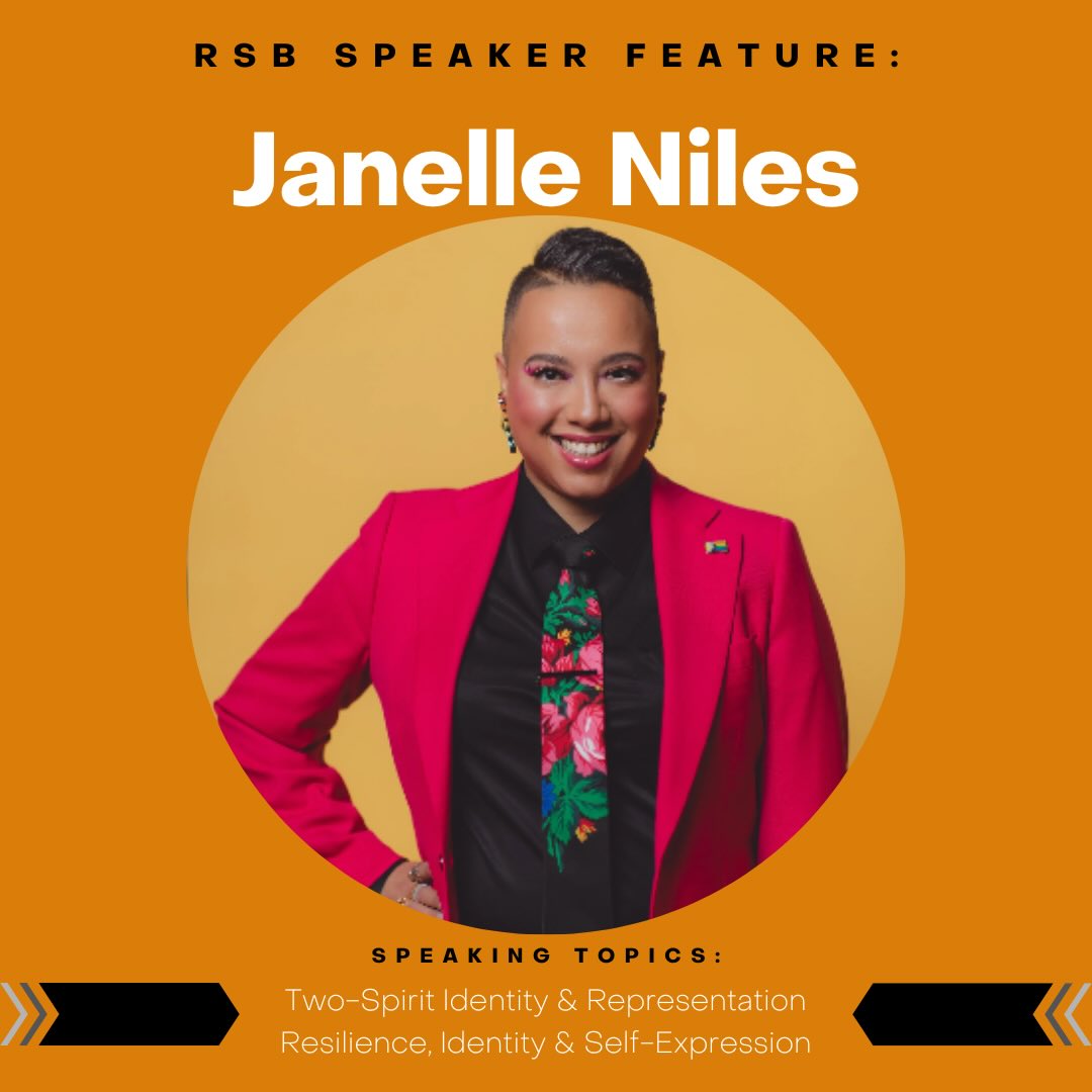 🎤 Speaker Feature: @janelle.niles 🎤
What happens when powerful storytelling meets laugh-out-loud comedy?
You get ✨ Janelle Niles ✨
A Two-Spirit Black-Mi’kmaq comedian, emcee, content creator, producer, and television personality, Janelle uses humour to create connection, challenge perspectives, and spark meaningful conversations. From national television appearances to comedy festivals across Canada, she brings an unforgettable blend of authenticity, insight, and laughter to every stage she steps onto.
Whether she’s sharing stories about identity, community, navigating life as a Two-Spirit Indigenous woman, or simply finding humour in everyday experiences, Janelle leaves audiences feeling seen, connected, and inspired.
🎤 Looking for a speaker who can engage, entertain, and create meaningful dialogue? Janelle delivers all three!👏🏻
#SpeakerFeature #RSBVoices #TwoSpirit #Storytelling #ComedyWithPurpose