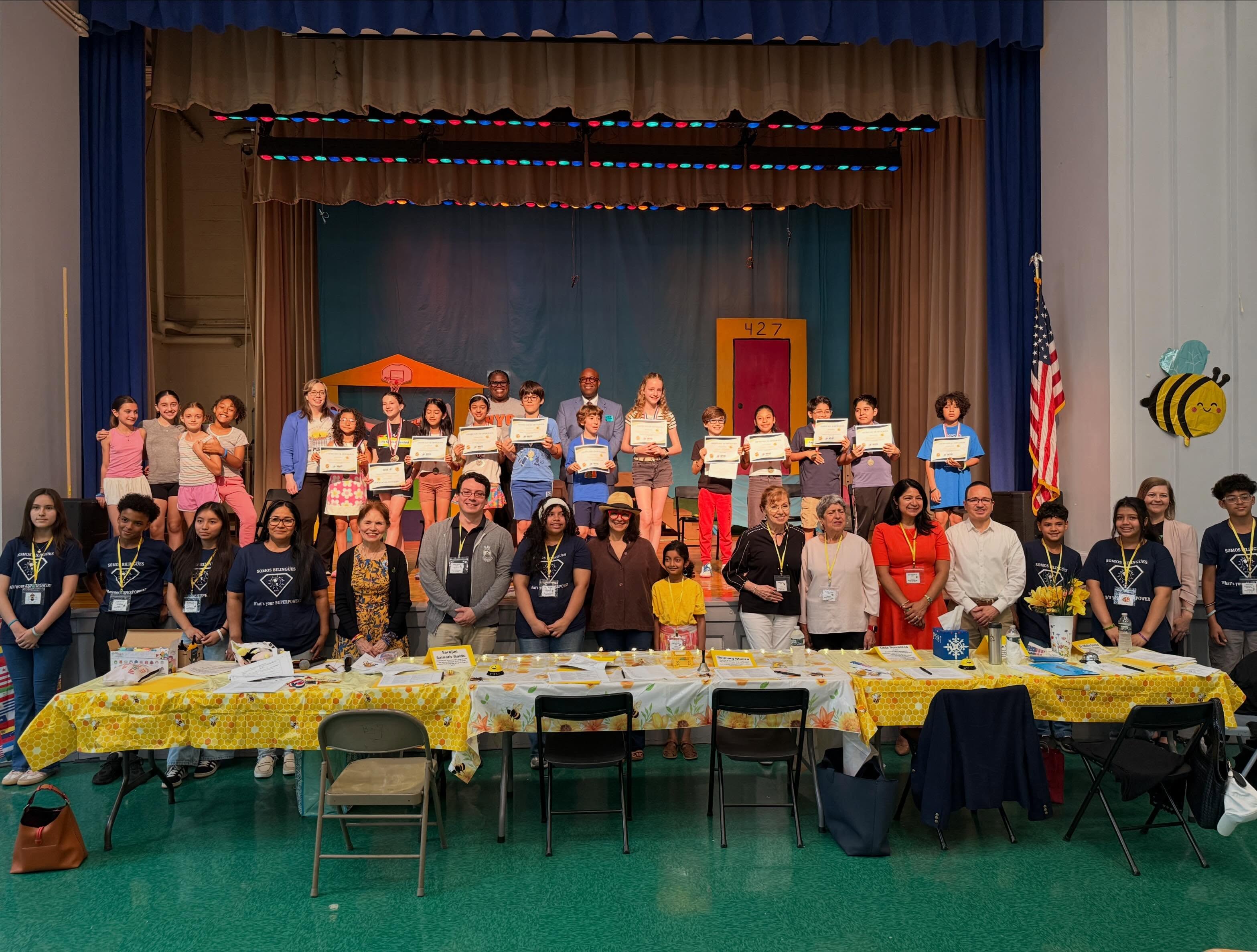 ¡Nos encantó participar en el Concurso de Ortografía en Español en @nycdistrict3 como embajadores y jueces! 🐝📚💕 Thank you to PS 87 and Sra. Morrison for hosting; congratulations to the 4th and 5th grade spellers! #communidad #dlmsfamilia #nycpublicschools