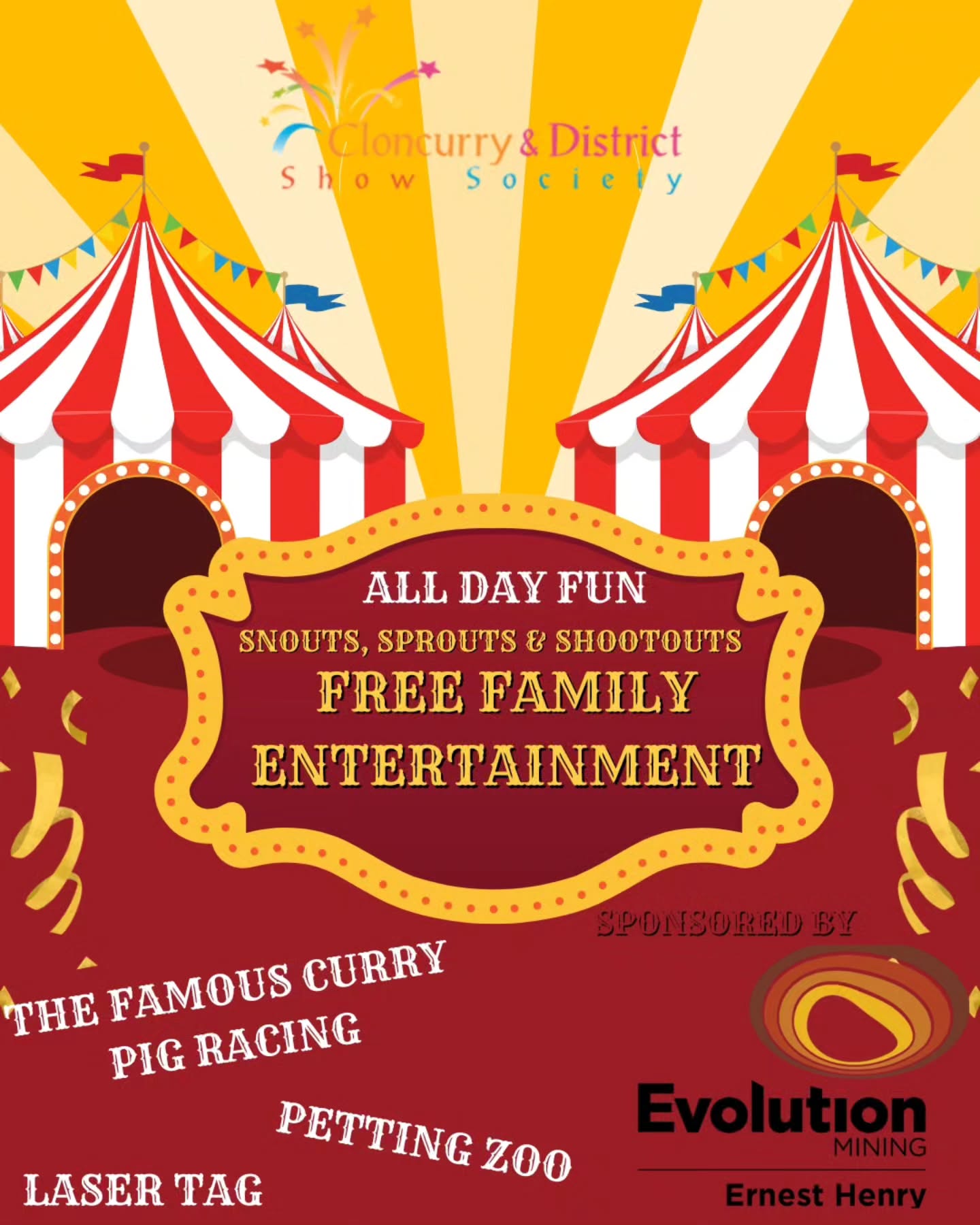 Make sure you stop into the snouts, sprouts & shootouts area for some free family entertainment on both Friday & Saturday! πͺ