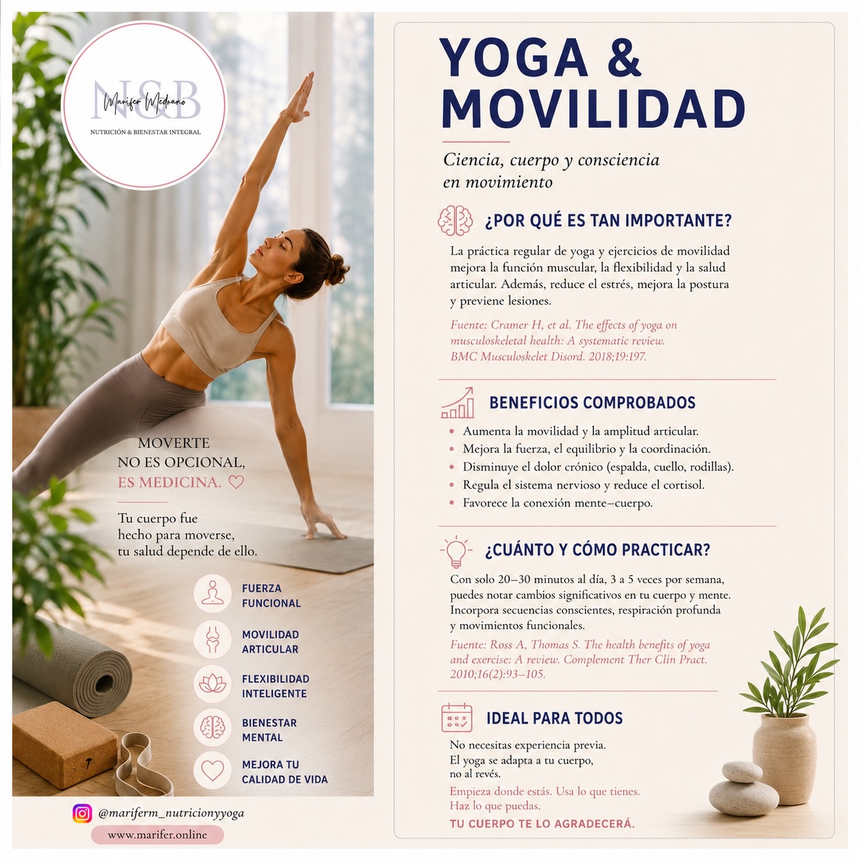 ¿Tu cuerpo se siente rígido, con tensión o falta de movilidad? 🧘🏻♀️✨
El yoga no solo mejora la flexibilidad; también ayuda a fortalecer el cuerpo, mejorar la postura, reducir el estrés y favorecer tu bienestar integral.
En Ananda Om Centro de Bienestar Integral Yoga y Nutrición encontrarás clases adaptadas a diferentes niveles, en un espacio diseñado para tu salud y equilibrio.
📍 A un costado del Zoológico Guadalajara
📲 Mayores informes vía WhatsApp: 3319712439
Escríbeme la palabra YOGA y te enviaré toda la información.
✨ Invierte en tu bienestar. Tu cuerpo te acompañará toda la vida.
#YogaGuadalajara #YogaParaTodos #MariferMedrano#yogaynurricion#bienestarintegral