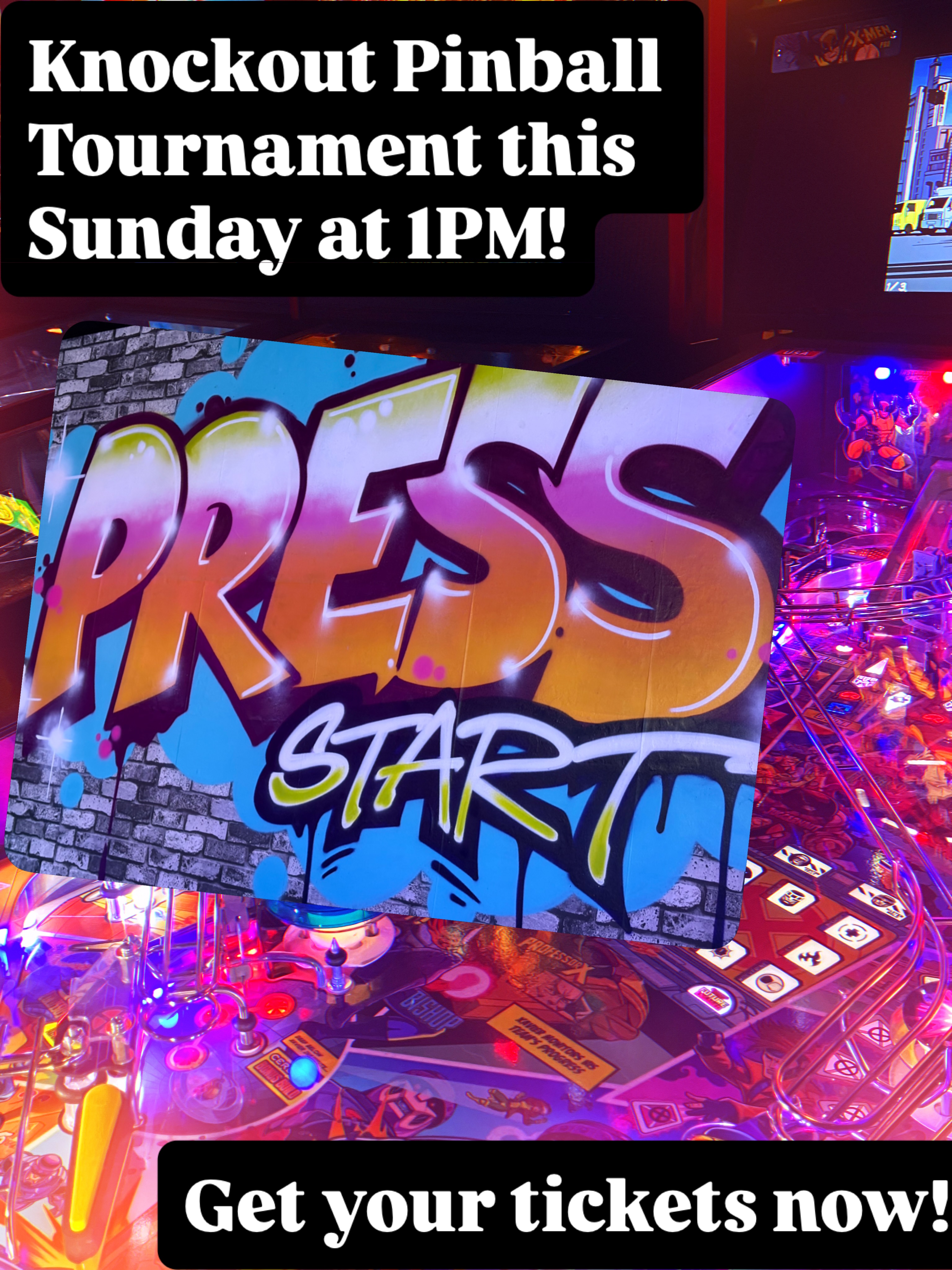 🚨Calling all pinball lovers!🚨
This Sunday, June 14 at 1PM, the pinball gauntlet returns! Join in on the fun and challenge other flipper fanatics to see who can make it to the end and be crowned the champion!
It doesn’t matter if you’ve played pinball once, or a thousand times, we welcome players of all ages and skill levels. Head to 8bitbeans.com to get your entry now, and purchase your tokens at the bar.
The rules are simple! Groups of 3-4 players play on a different table each round. If you do the best, no strikes. If you don’t, you get strikes. 6 strikes and you’re out!
See you Sunday!
#pinball #arcade #pressstart #downtownwhitby #coffee