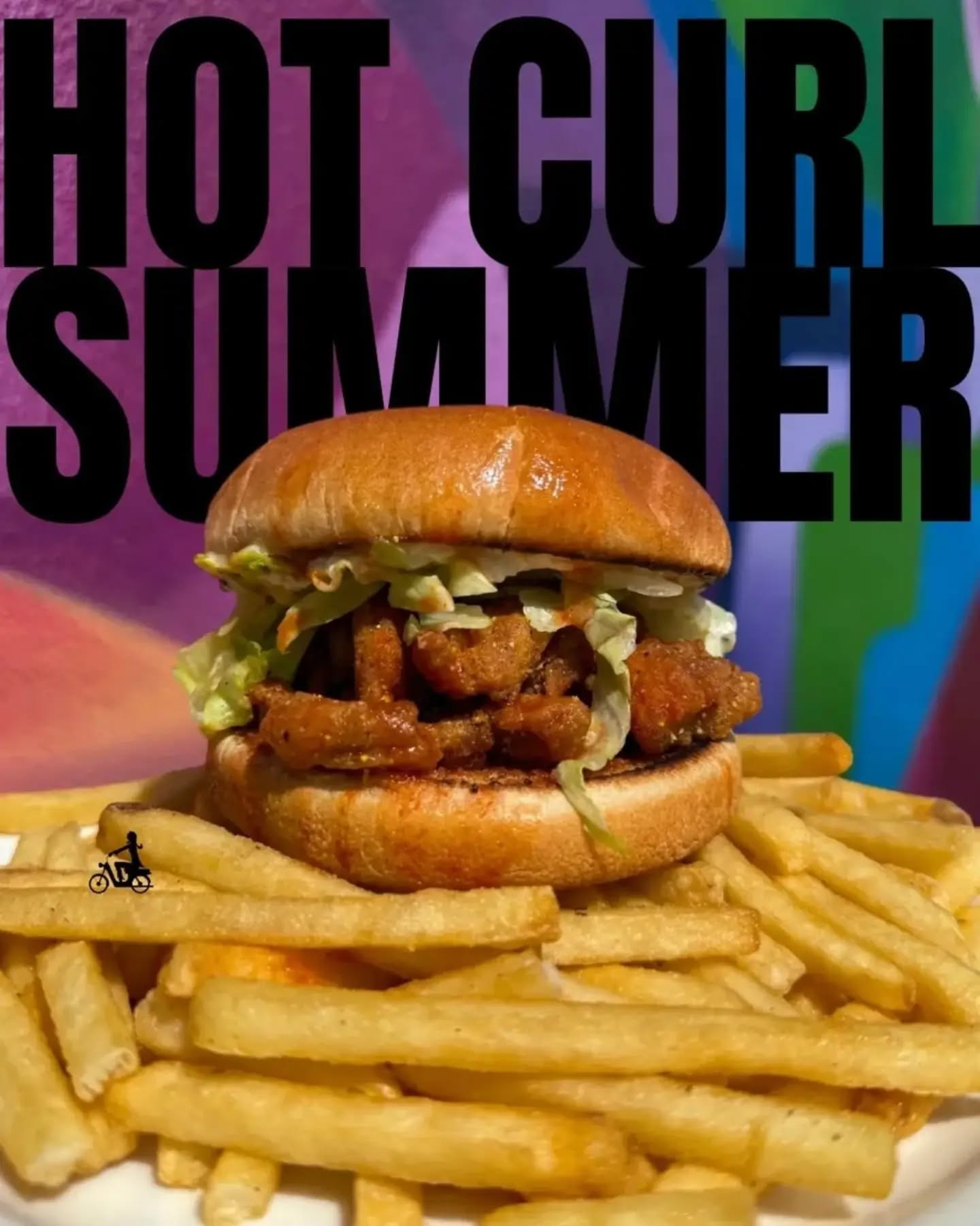 🔥HOT CURL SUMMER🔥
Now at #greenTempe
Crispy K-Town curls with shredded green lettuce, mayo, and Louisiana hot sauce on a toasty bun with thyme fries when you're having fun.
#alwaysvegan